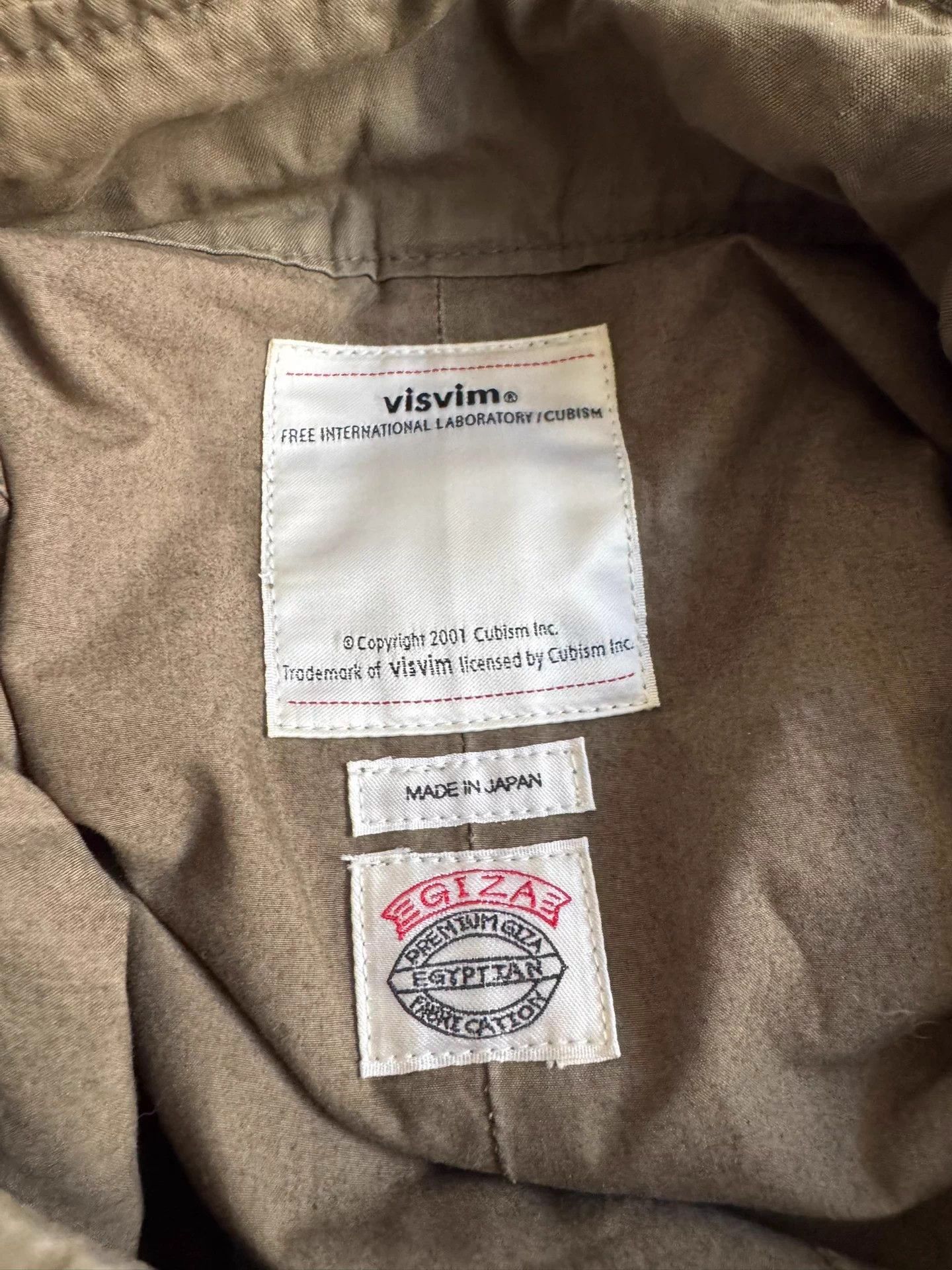 Visvim VISVIM 18SS 65 FISHTAIL OG giza cotton mud dyed Size US XL / EU 56 / 4 - 2 Thumbnail