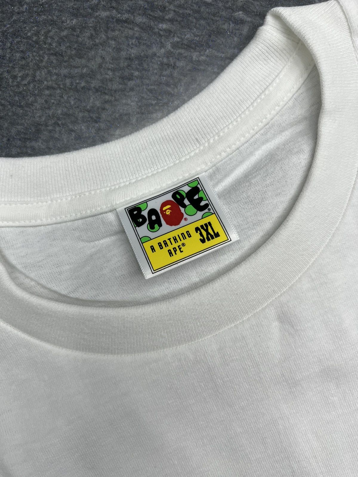 Bape Bape College Colors T-Shirt (3XL) Size US XXL / EU 58 / 5 - 4 Thumbnail