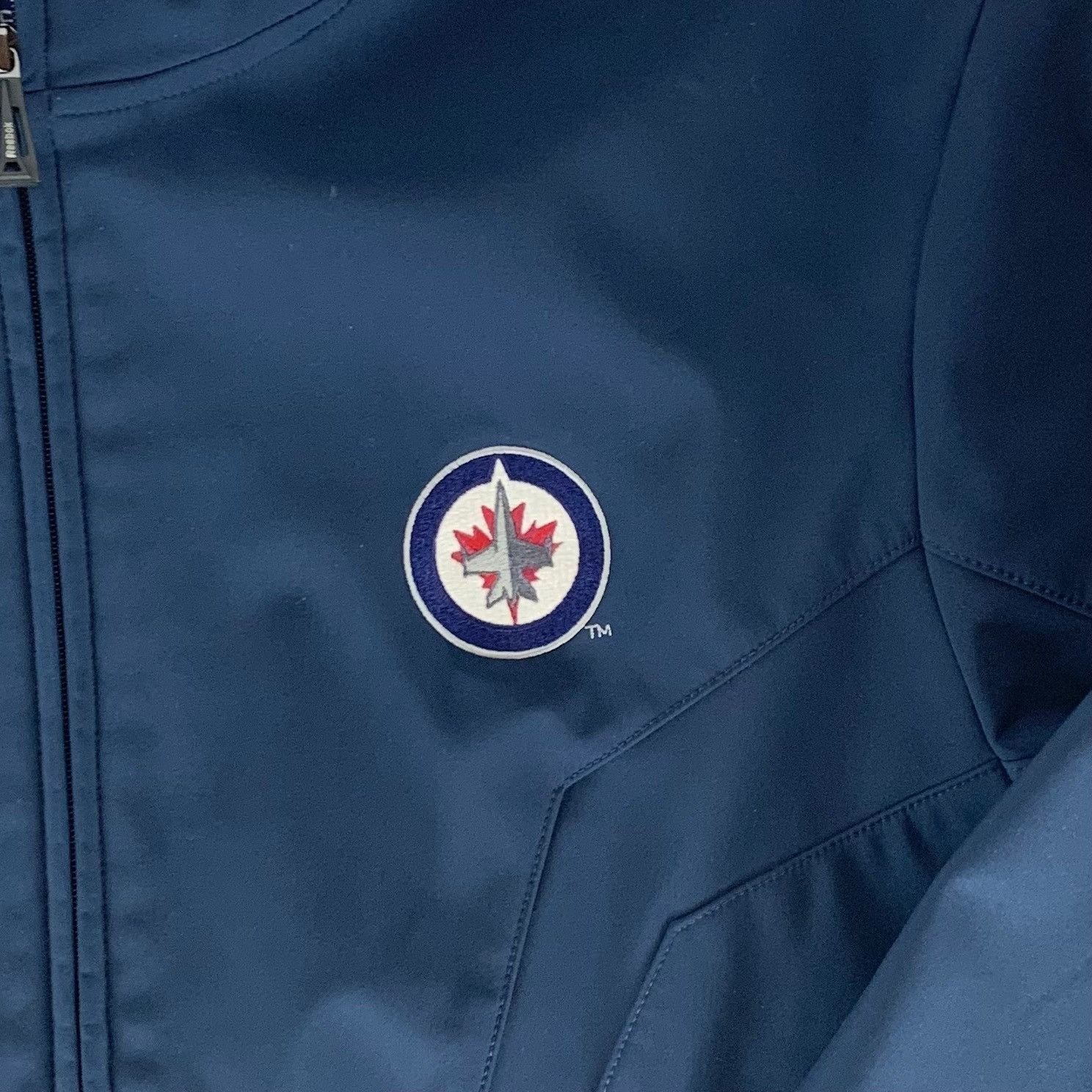 Reebok Winnipeg Jets NHL Reebok Full Zip Soft Shell Jacket Size US L / EU 52-54 / 3 - 2 Thumbnail