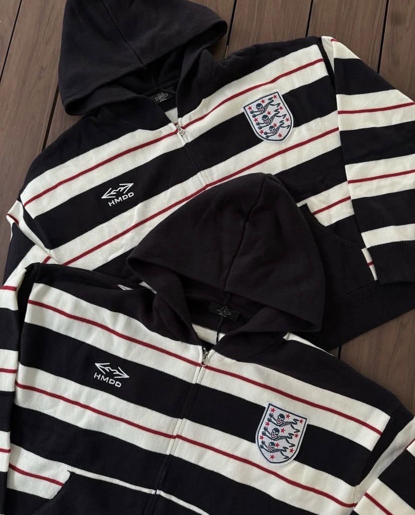 HMDD New HMDD Cropped England Zip Navy & Cream Size US XL / EU 56 / 4 - 2 Thumbnail