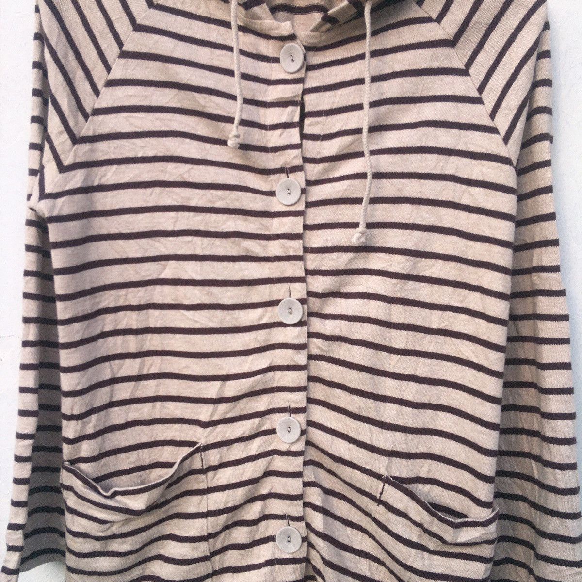 Japanese Brand SM2 Cardigan striped hoodie Size M / US 6-8 / IT 42-44 - 2 Thumbnail