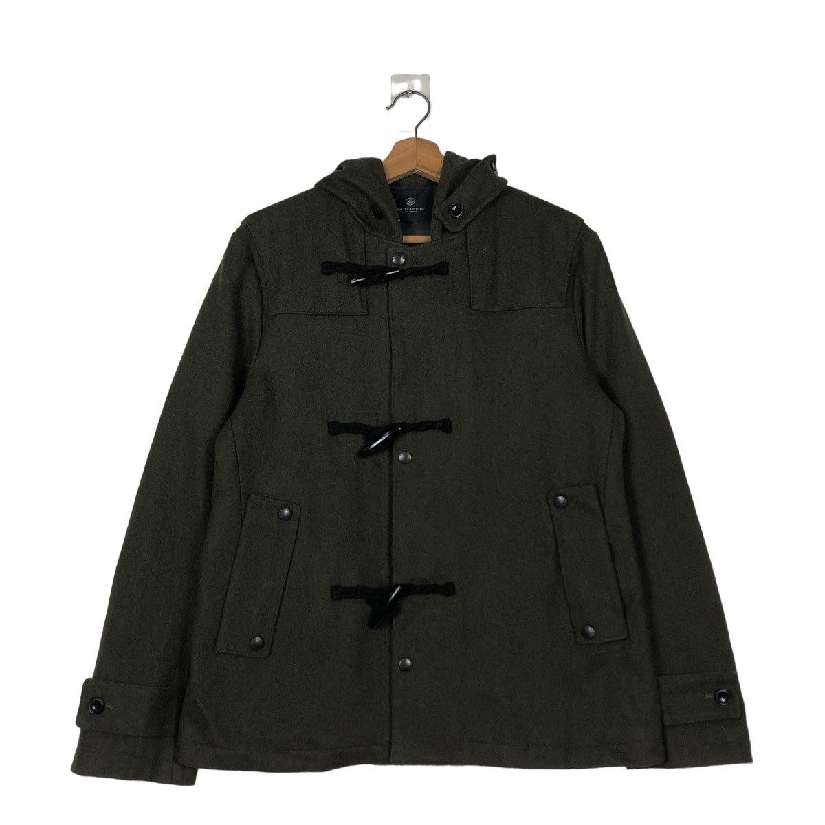 Issey Miyake 🔥Vintage Biker Jacket Wool Beauty & Youth United Arrow Size US L / EU 52-54 / 3 - 11 Thumbnail
