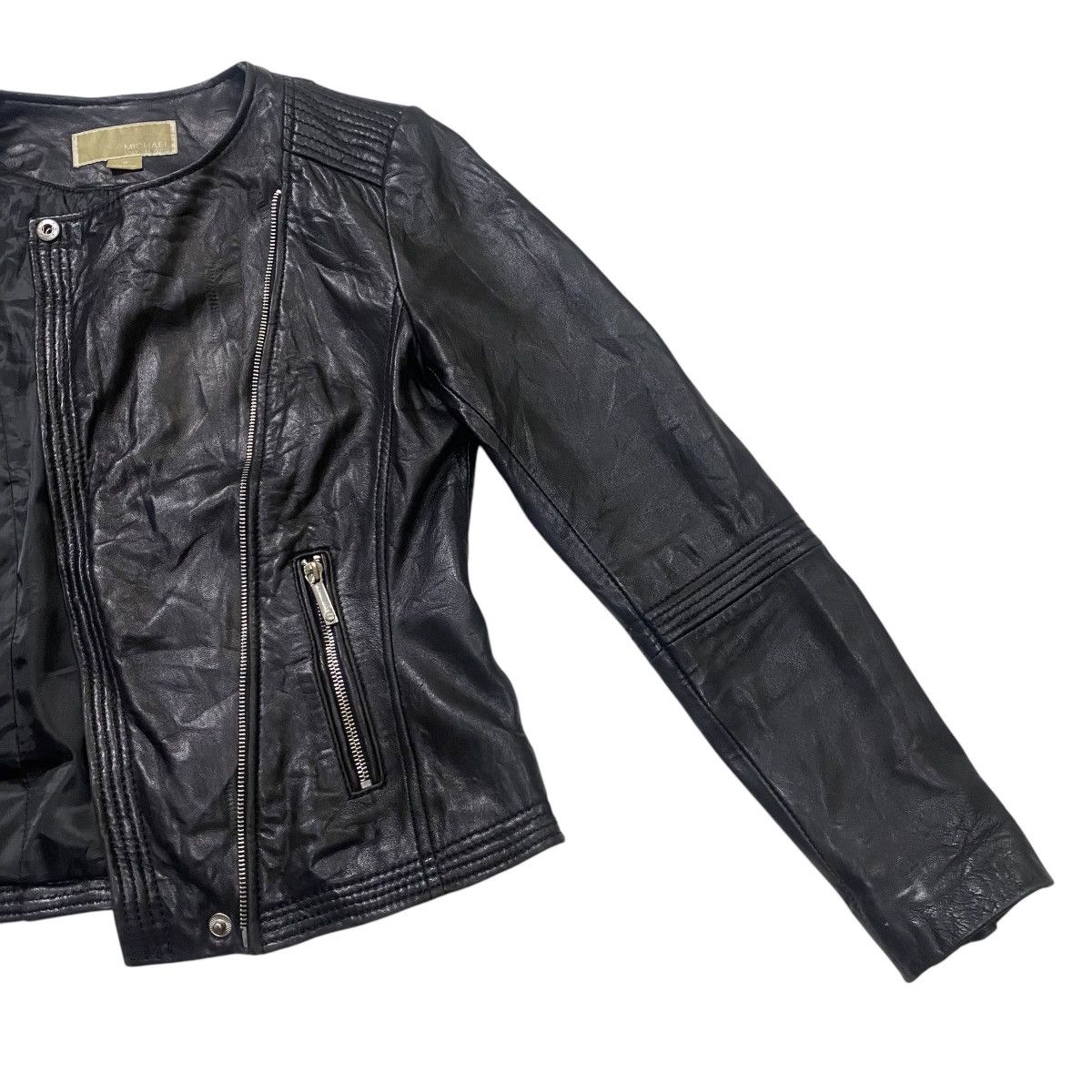 Michael Kors Michael Kors Leather Jacket Size XS / US 0-2 / IT 36-38 - 7 Thumbnail