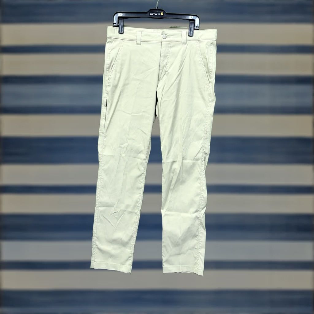 Eddie Bauer Eddie Bauer Travex Pants Mens 33x32 Horizon Guide Flex Performance Hiking Beige Pant Size US 33 - 1 Thumbnail