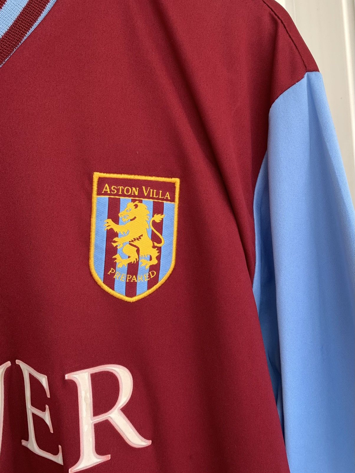 Diadora Diadora ASTON VILLA FC 2002-2003 Vintage Home Shirt Size L Size US L / EU 52-54 / 3 - 3 Thumbnail