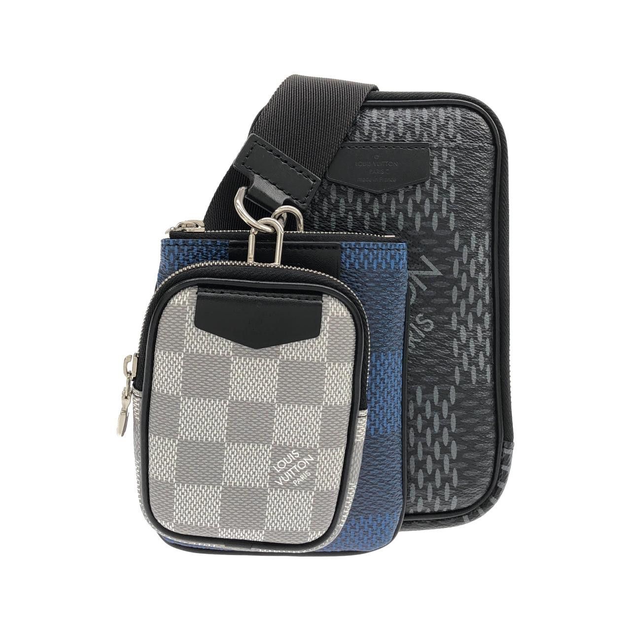 Louis Vuitton Louis Vuitton Louis Vuitton Damier Graphite 3D Modulaire Pouch Shoulder Bag Textile Shoulder Bag N60447 DUTY FREE for USA Size ONE SIZE - 1 Thumbnail