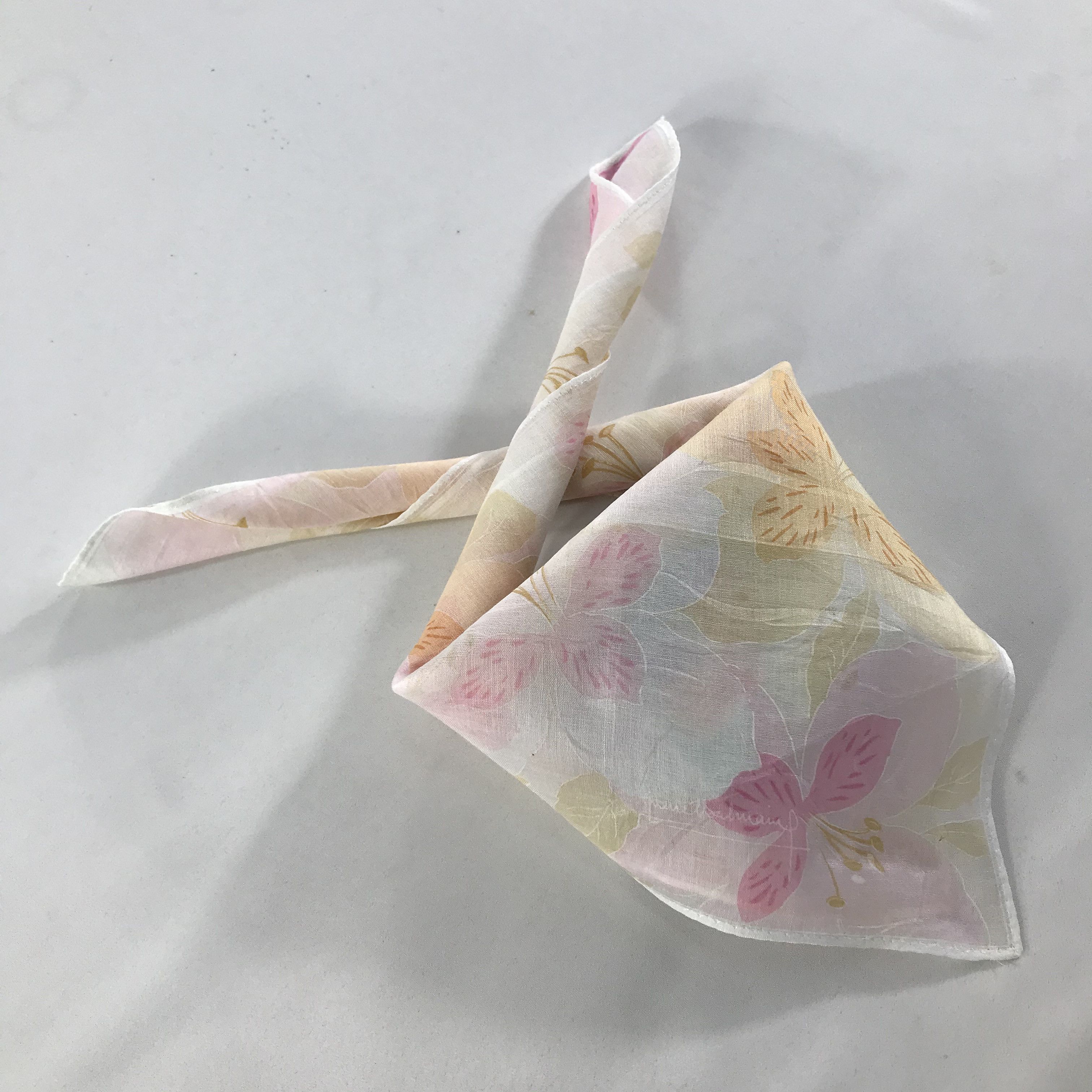 Pierre Balmain × Vintage Pierre Balmain Bandana / Handkerchief / Neckerchief - S1286 Size ONE SIZE - 4 Thumbnail