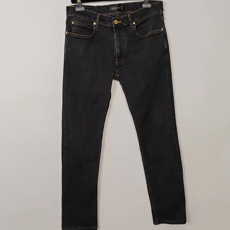 Versace Versace Men's Black Casual Pants 0089 Size US 32 / EU 48 - 1 Thumbnail