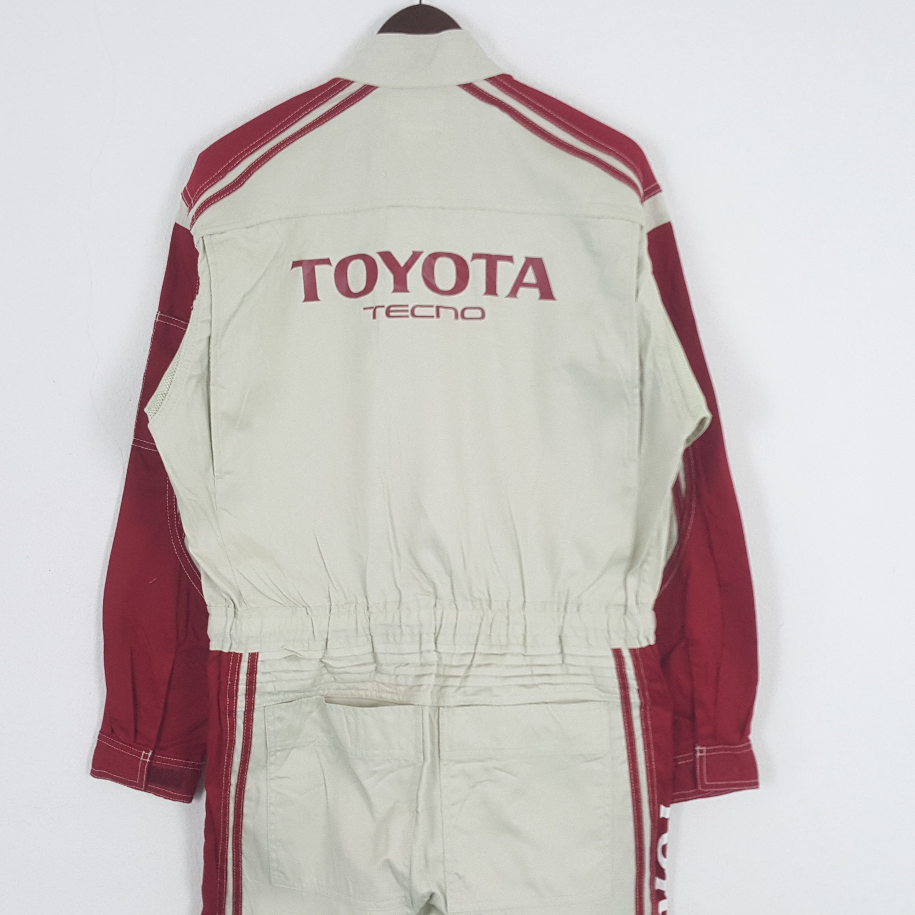 Japanese Brand × Vintage Vintage Toyota Tecno Japanese Brand Racing Coverall Jacket Size US M / EU 48-50 / 2 - 2 Thumbnail