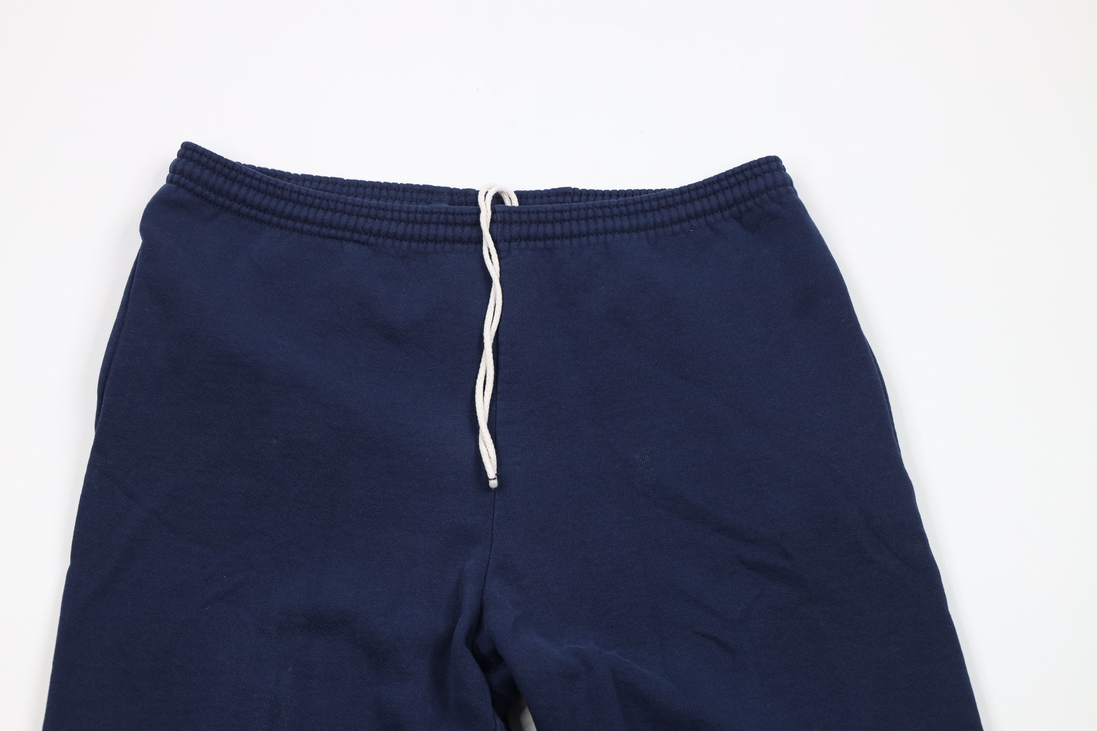 Russell Athletic × Vintage Vintage 90s Russell Athletic Blank Sweatpants Joggers Blue Size US 34 / EU 50 - 2 Thumbnail