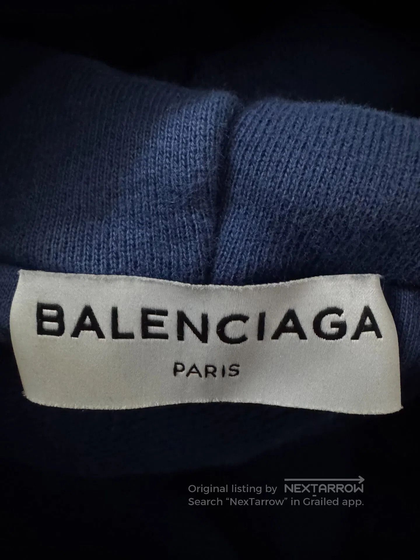 balenciaga women's city logo hoodie.