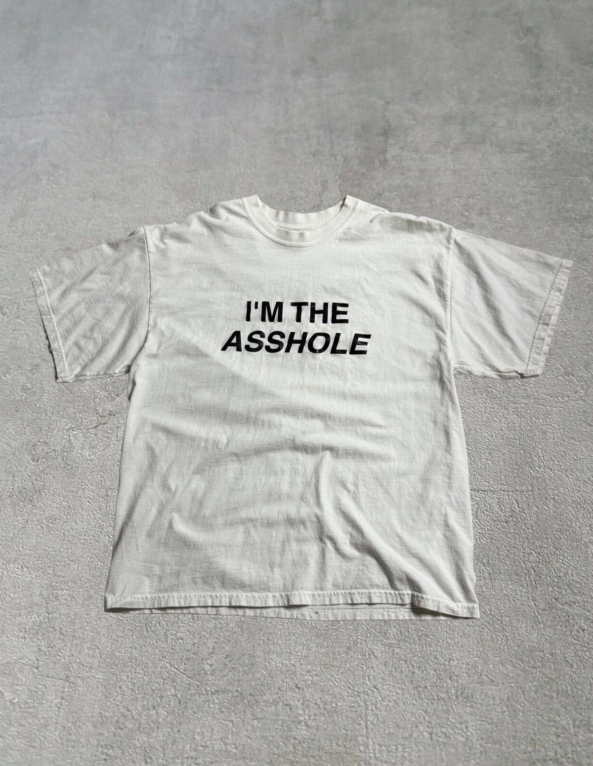 Vintage Vintage Y2K I'm The Asshole Funny Tee Size US XL / EU 56 / 4 - 1 Thumbnail