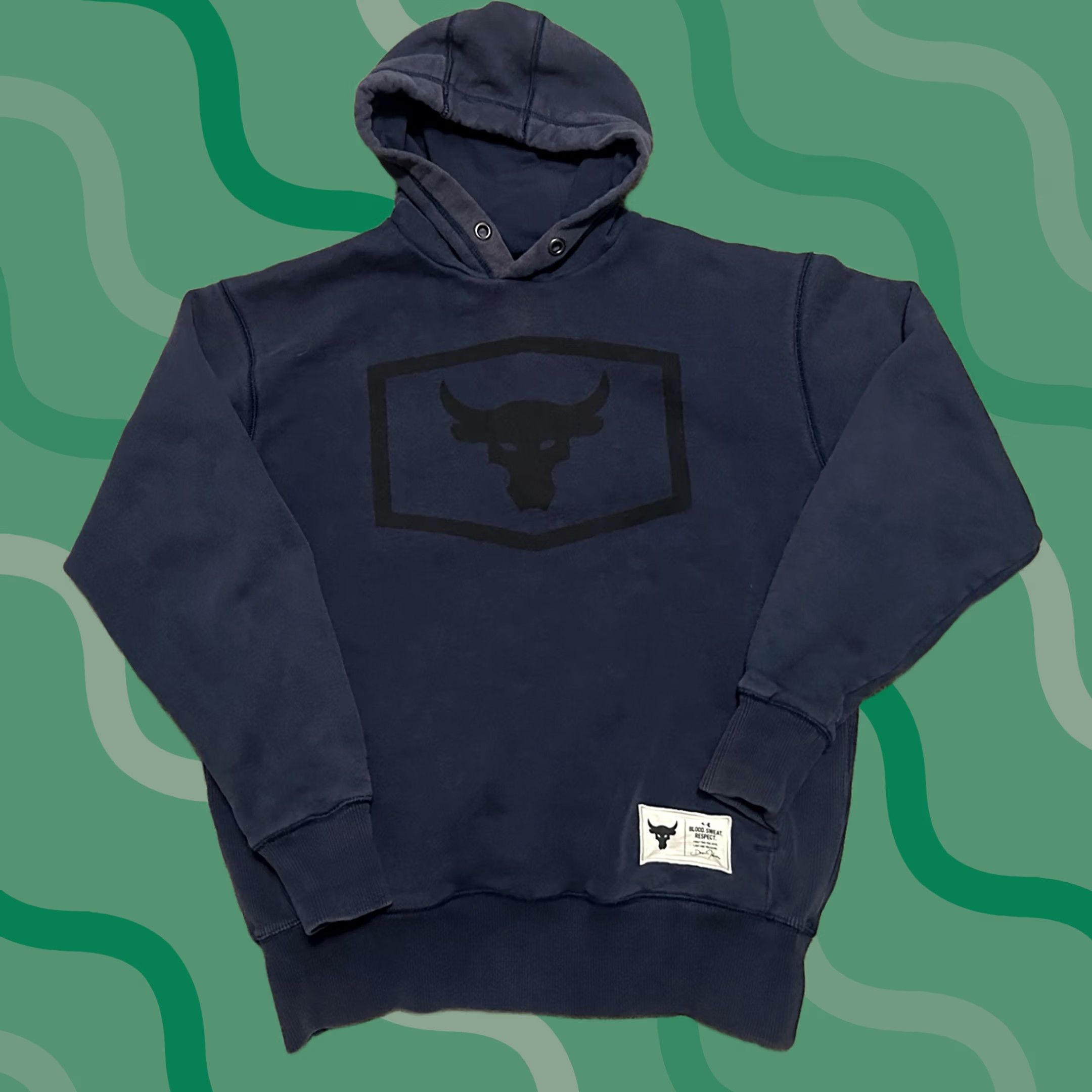 Under Armour Under Armour Project Rock Hoodie Mens S Pullover Blue Size US S / EU 44-46 / 1 - 1 Thumbnail