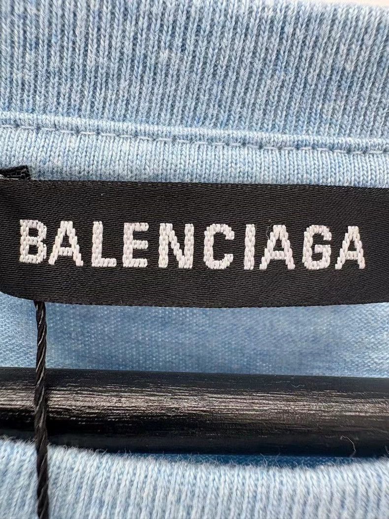 Balenciaga Balenciaga Haze blue cola printed short sleeve 2503-Nextarr Size US S / EU 44-46 / 1 - 5 Thumbnail