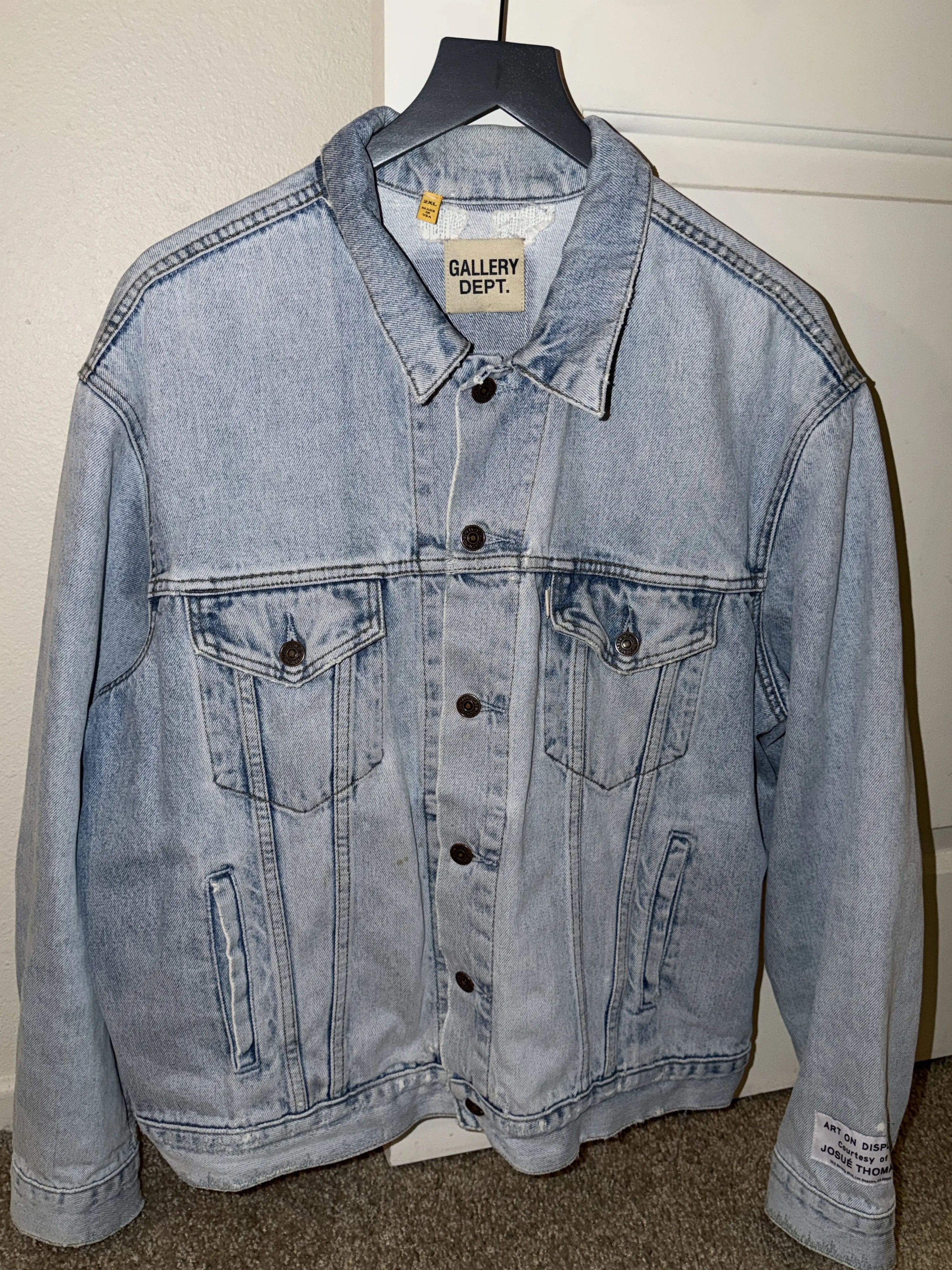 Gallery Dept. Vintage Andy Denim Jacket Size US XXL / EU 58 / 5 - 1 Thumbnail