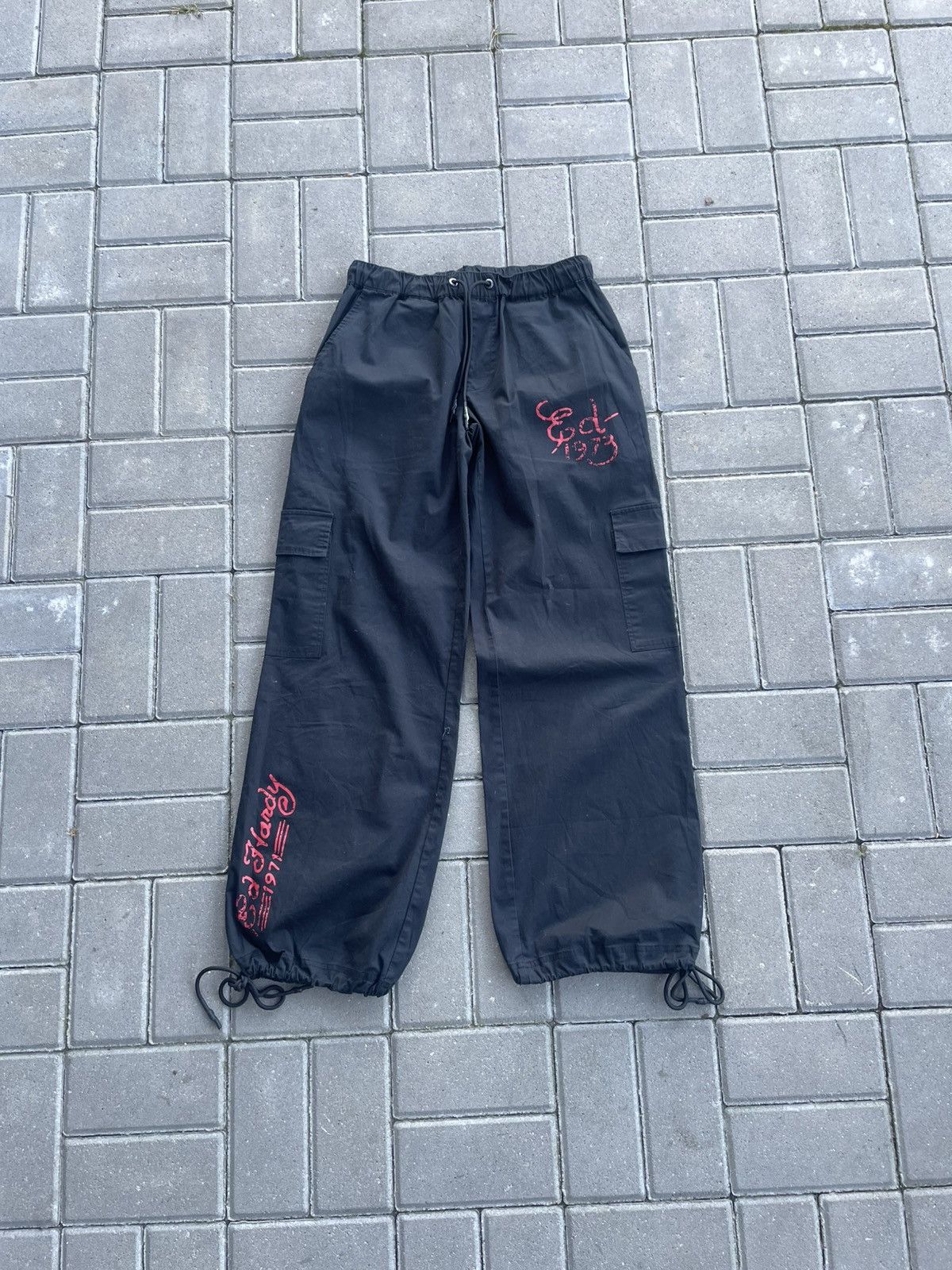 Christian Audigier × Designer × Ed Hardy Ed Hardy x Urban Outfitters cargo pants vintage y2k drain Size 27" / US 4 / IT 40 - 1 Thumbnail