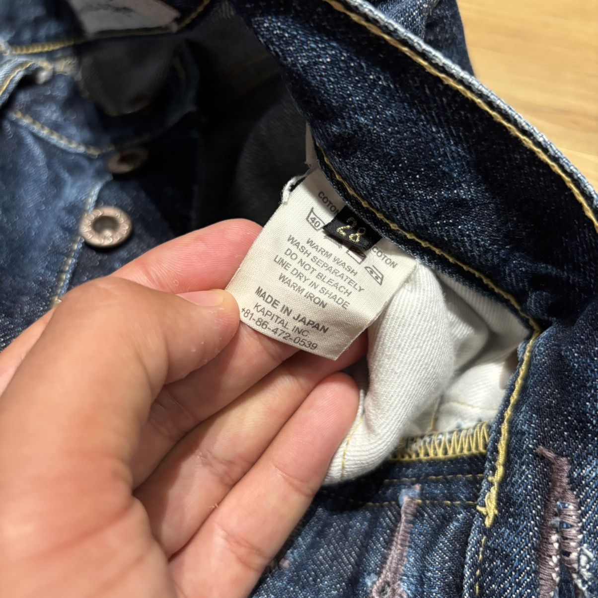 Kapital Vintage Kapital Straight Leg Denim Size US 28 / EU 44 - 8 Thumbnail