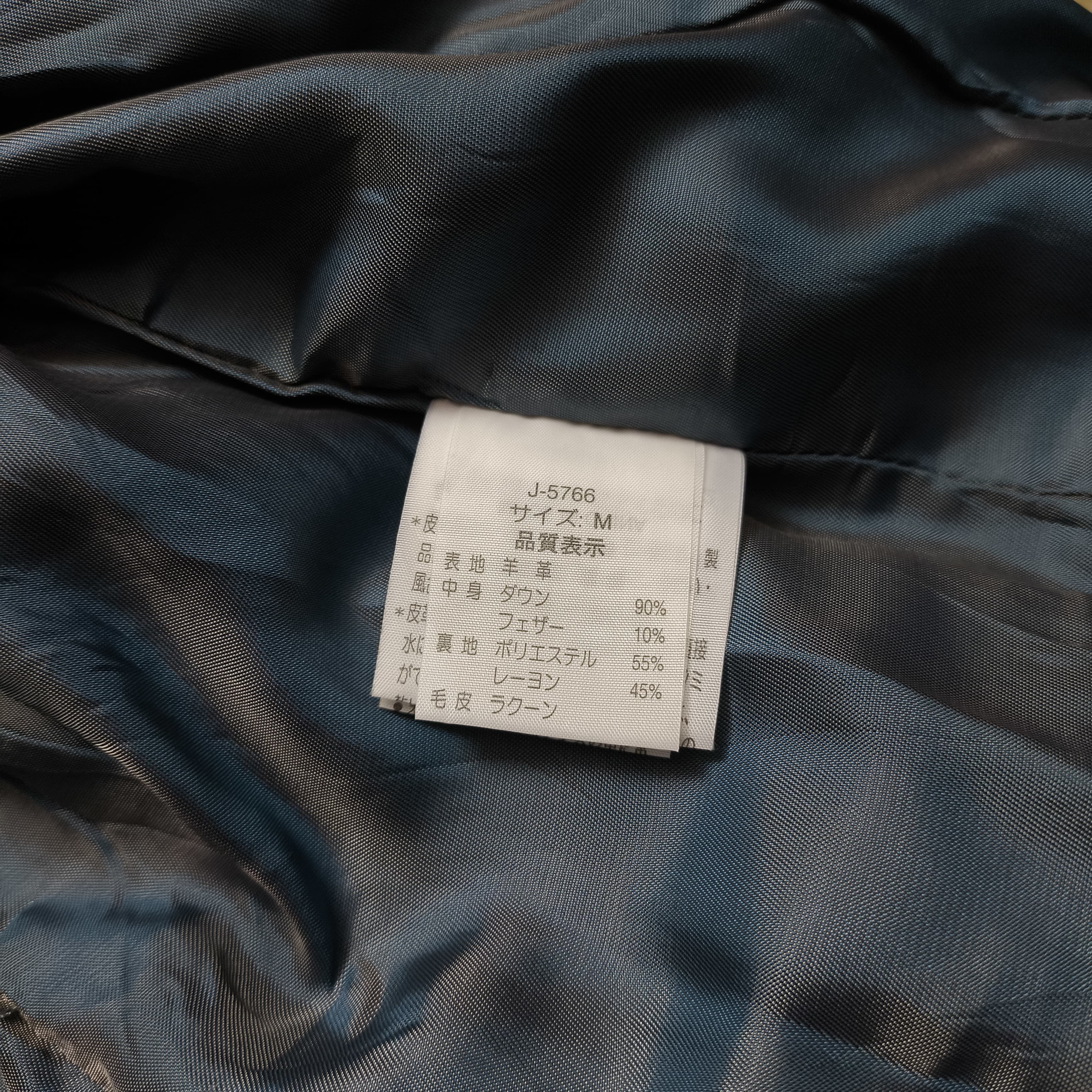 Tornado Mart 2000s Japane brand Fur Racoon Down Jacket Size M / US 6-8 / IT 42-44 - 13 Thumbnail