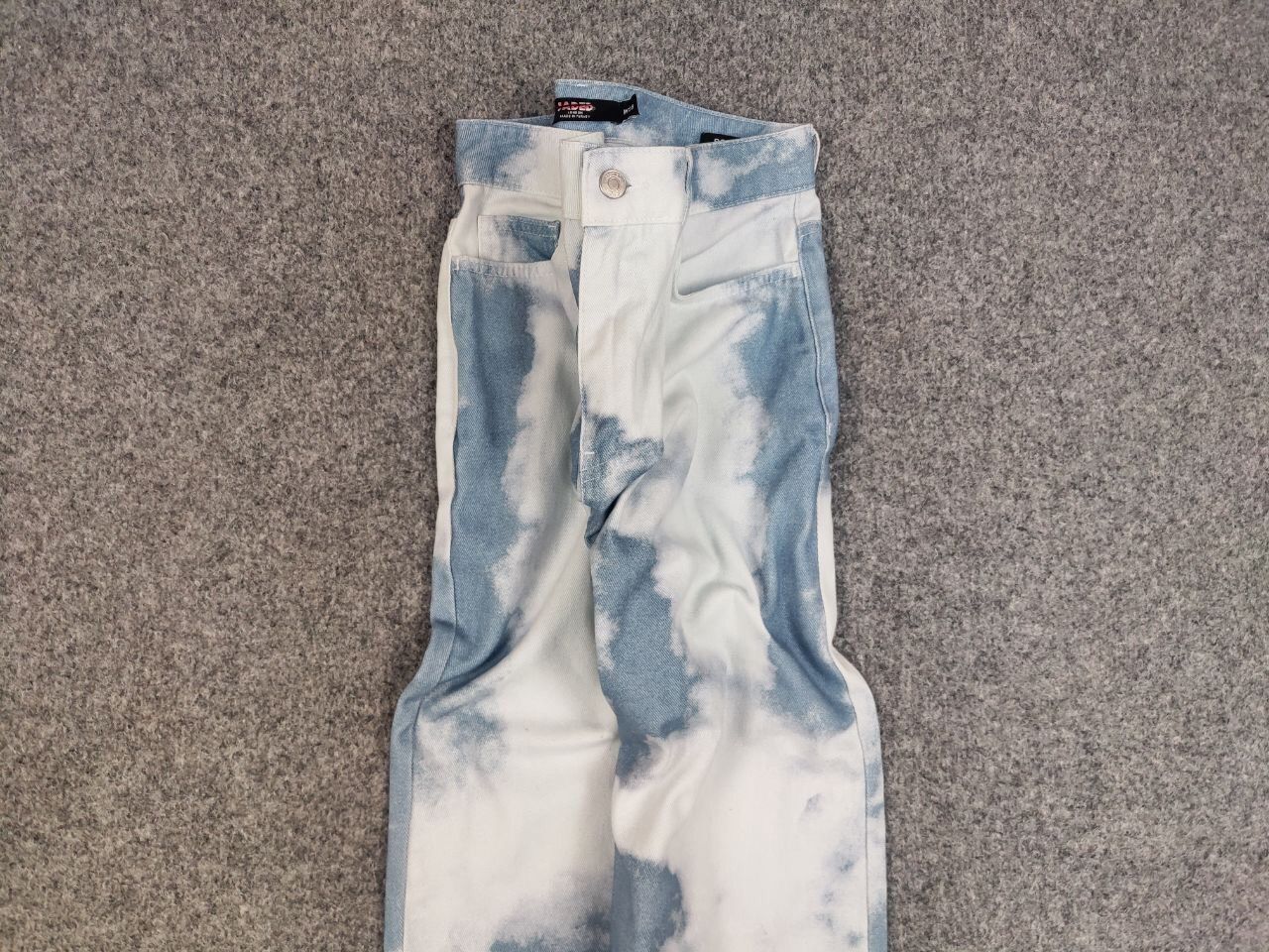 Jaded London Jaded London Boyfriend Sky Blue Art Denim Jeans Japan Style Size US 29 - 7 Thumbnail