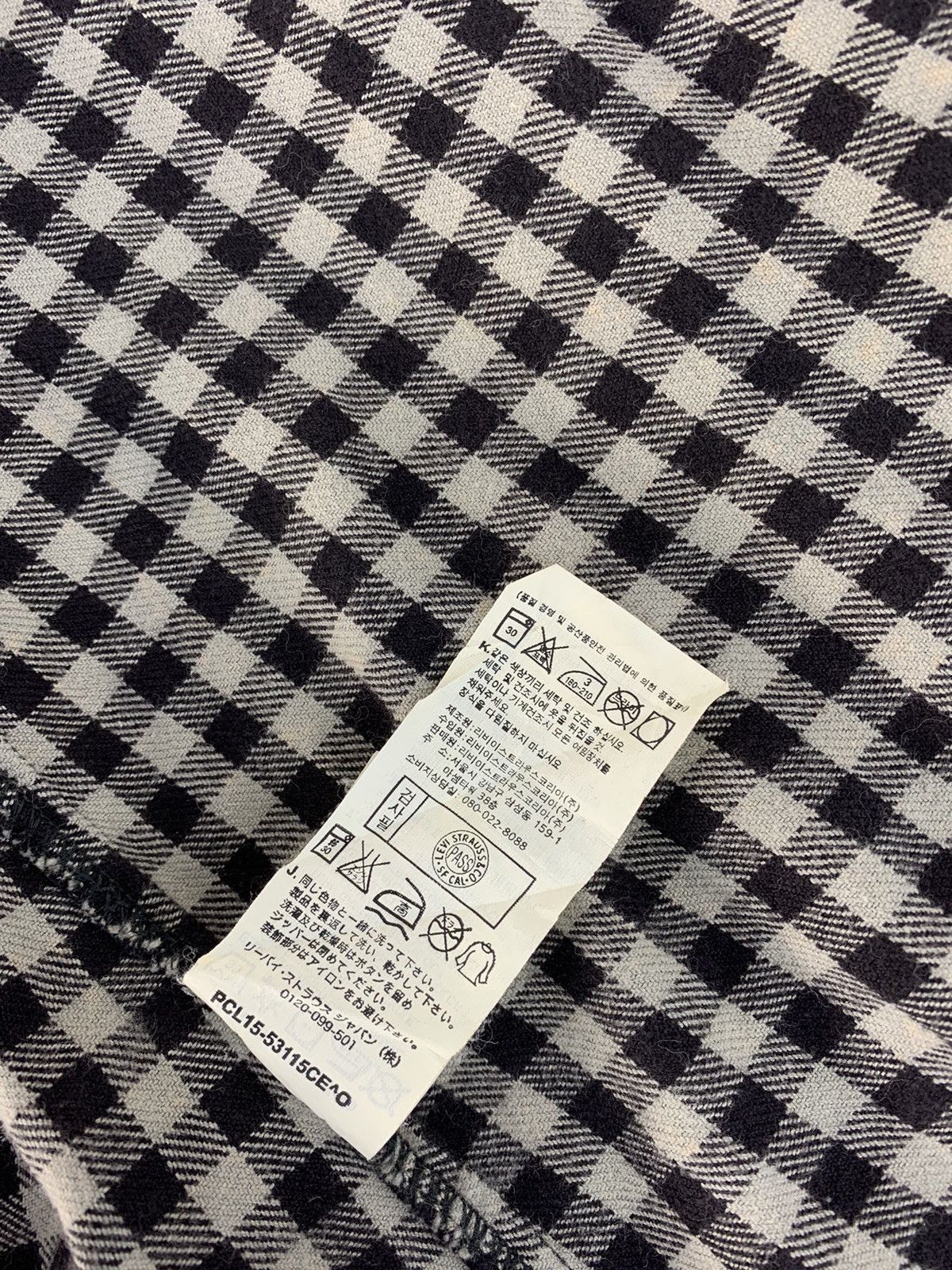 Levi's Levi’s Strauss Signature Flannel Mini Checked Button Up Size S / US 4 / IT 40 - 12 Thumbnail