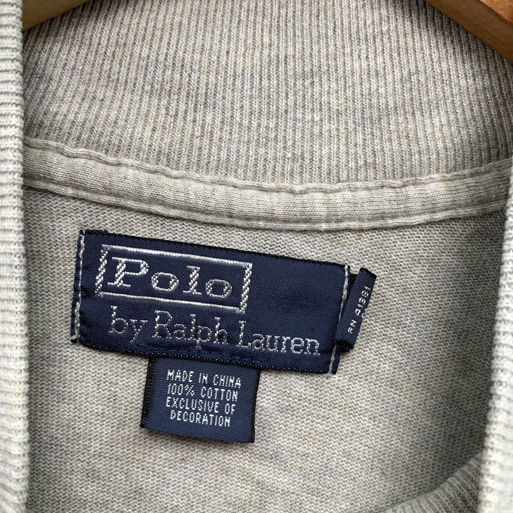 Polo Ralph Lauren Polo Ralph Lauren Mens Gray Pullover Sweater Size Large Henley Mock Neck Knit Cotton Logo Casual Men Size US L / EU 52-54 / 3 - 2 Thumbnail