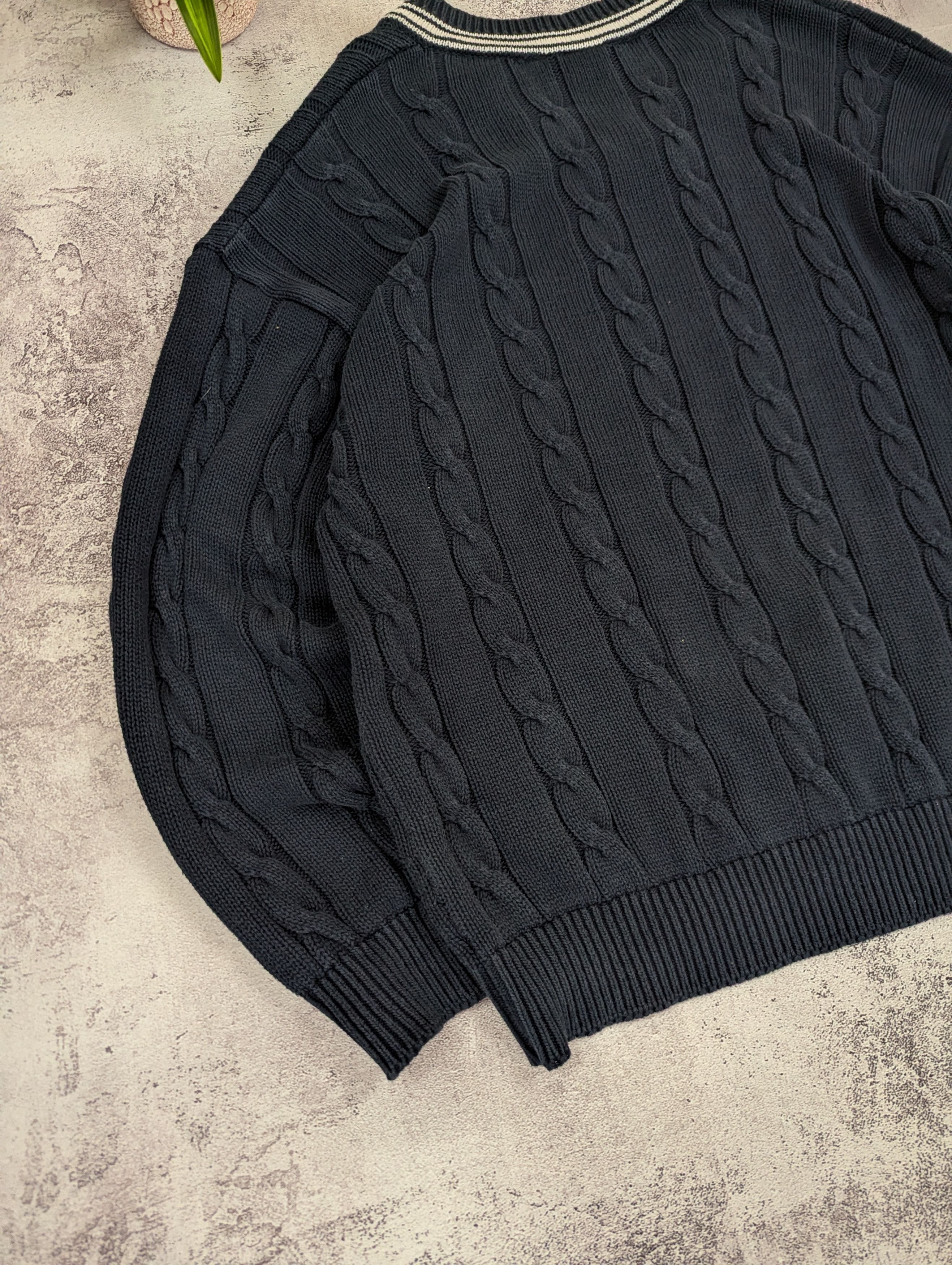 Lacoste VTG Lacoste Sport Cable Knit Sweater Size 8 Size US XXL / EU 58 / 5 - 15 Thumbnail