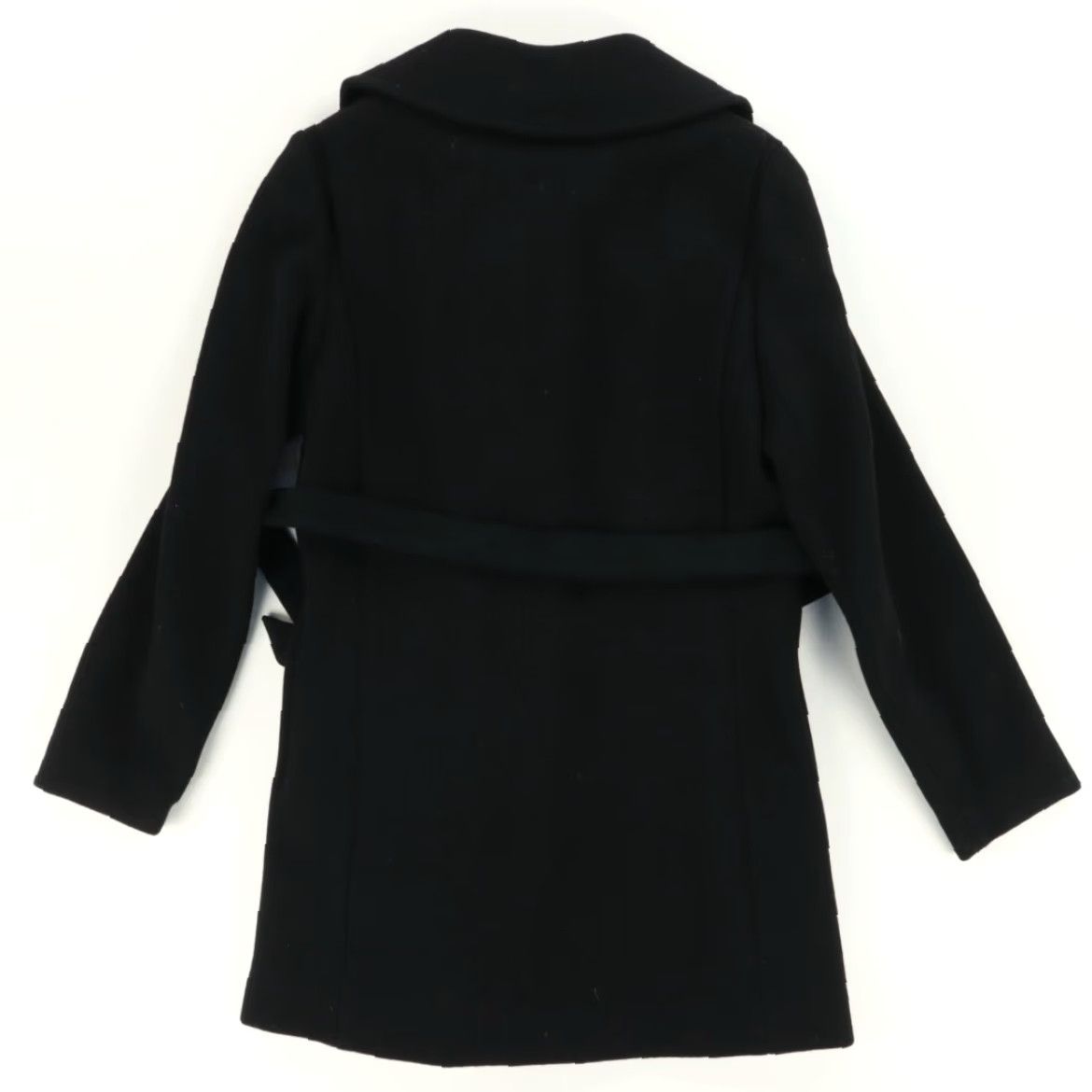 Doublet VTG Sabrina Knits Heavy Wool Double Breasted Coat Jacket Women Black 8 Size M / US 6-8 / IT 42-44 - 4 Thumbnail
