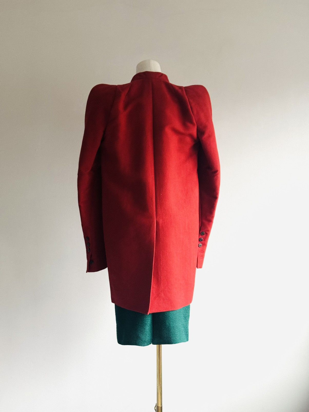 Rick Owens Rick Owens Larry Zionic F/W 2019 cardinal red coat Size M / US 6-8 / IT 42-44 - 14 Thumbnail