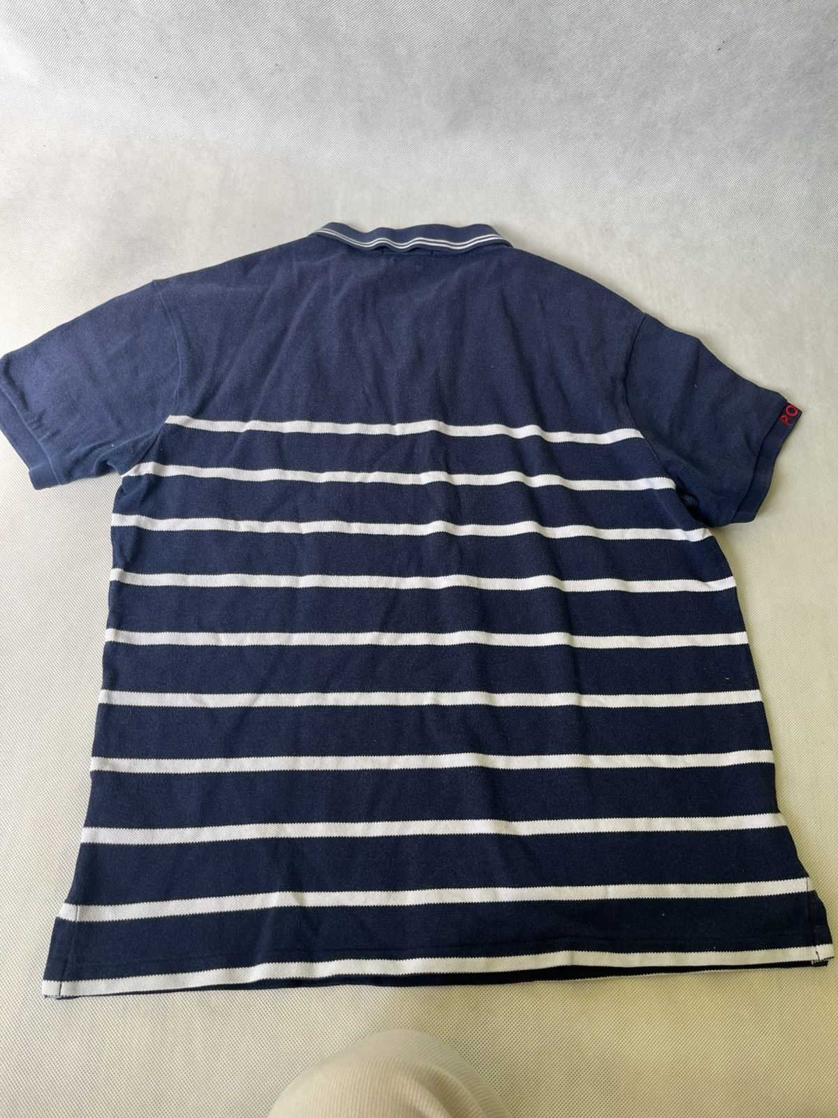 Polo Ralph Lauren Polo Ralph Lauren "Polo Bear" Nautical Striped Polo Shirt Size US XL / EU 56 / 4 - 4 Thumbnail