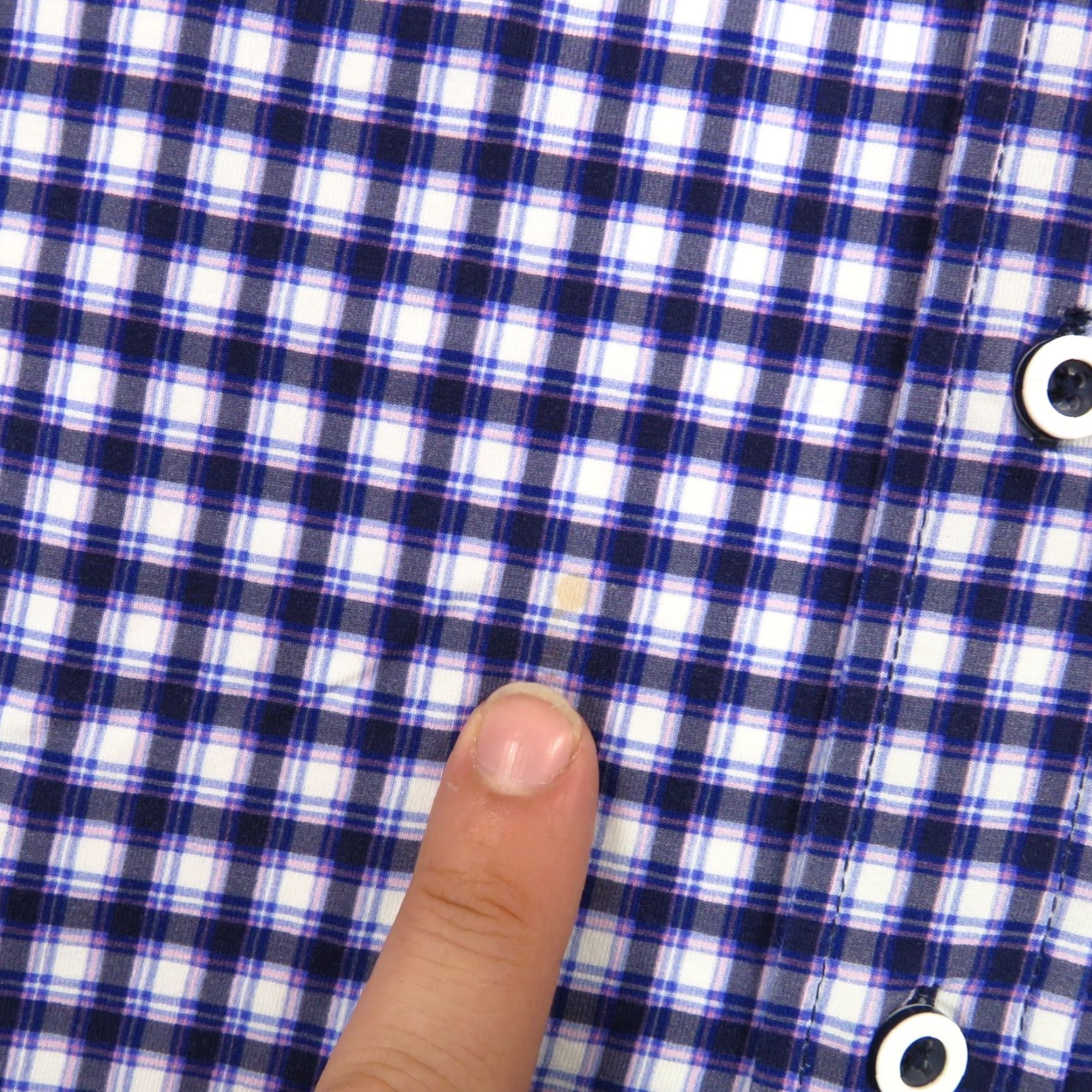 Vintage Buttercloth Shirt Mens Small SLIM Icy Cotton Performance Cooling Plaid Blue Flex Size US S / EU 44-46 / 1 - 4 Thumbnail