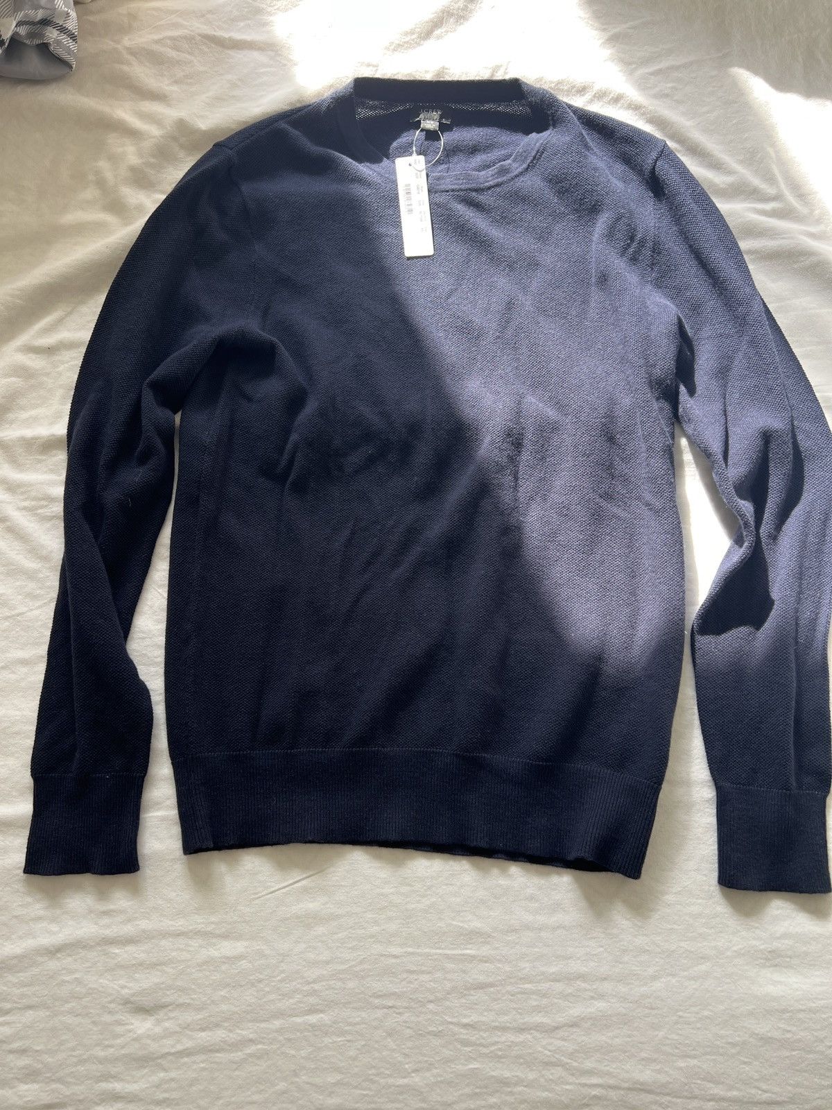 J.Crew NEW J Crew Men's Knit Sweater Navy Blue Crewneck size XSmall Size US XS / EU 42 / 0 - 1 Thumbnail