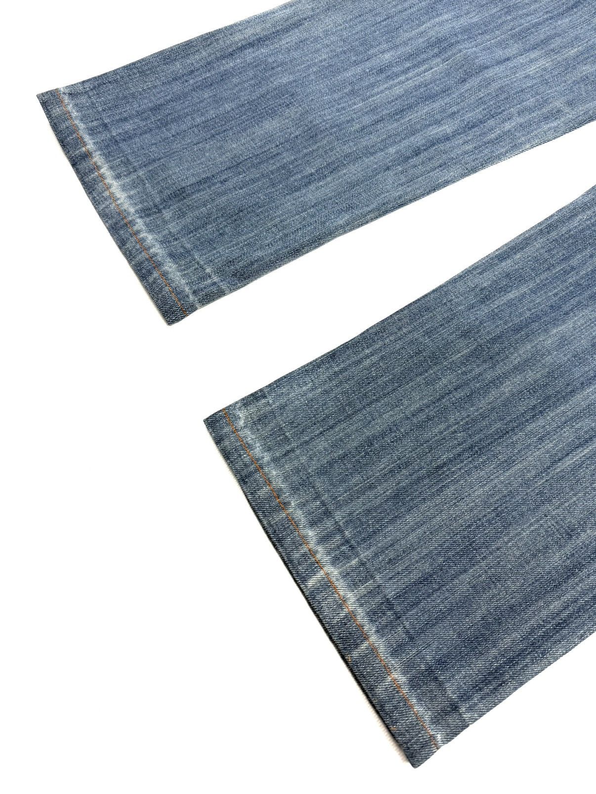 Dolce & Gabbana 00s Dolce & Gabbana Vintage Distressed Logo Jeans Blue Italy Size 34" / US 12 / IT 48 - 13 Thumbnail