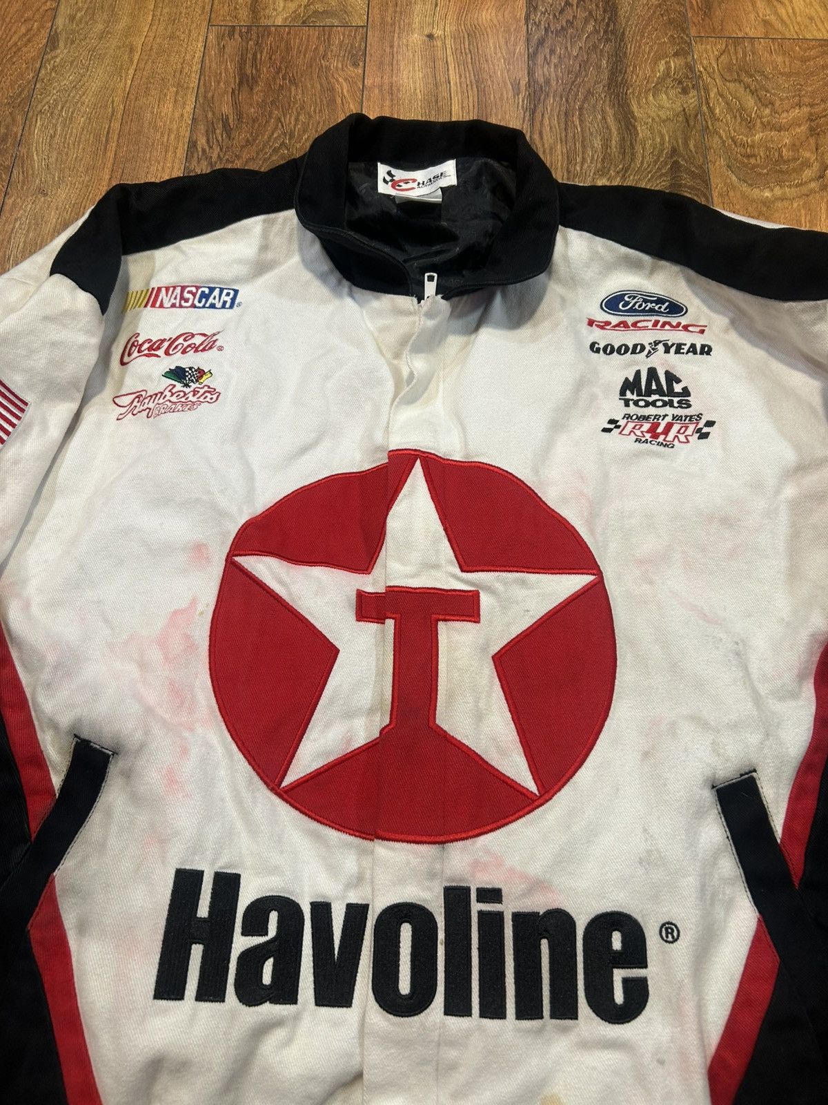 Chase Authentics VintageTexaco Havoline NASCAR Racing Jacket Robert Yates Size US L / EU 52-54 / 3 - 3 Thumbnail