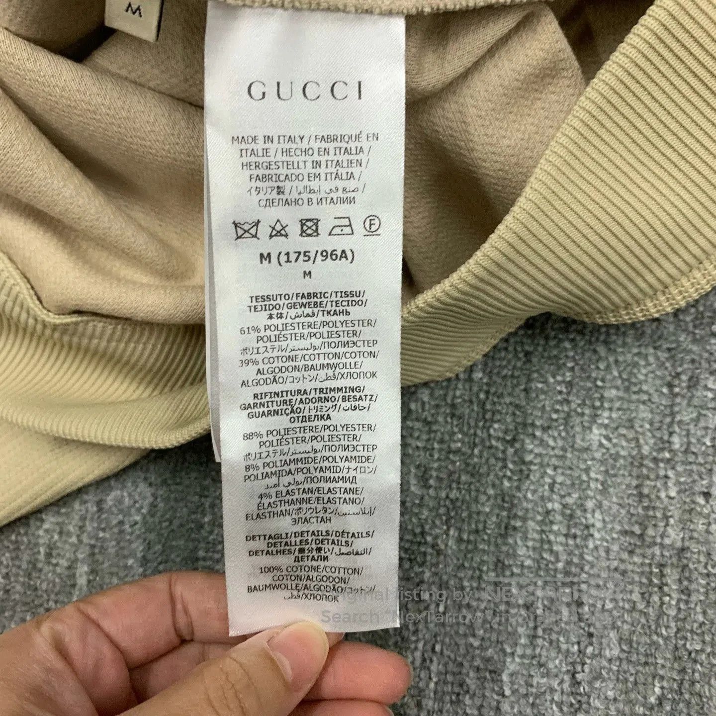 Gucci new gucci beige knit hoodie sweatshirt. Size US M / EU 48-50 / 2 - 9 Thumbnail