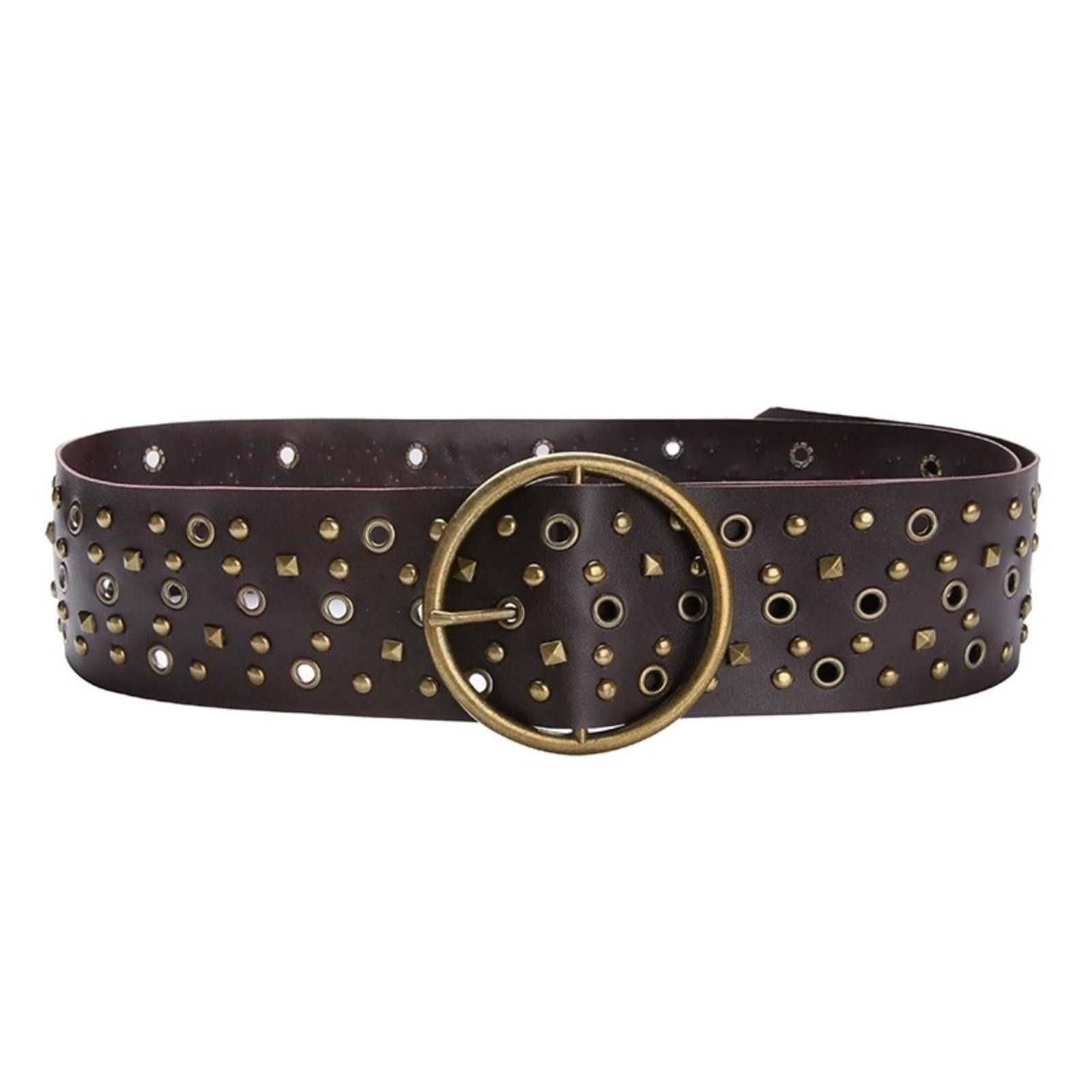 Japanese Brand Y2K Chunky Oversized Buckle Boho Belt Size ONE SIZE - 4 Thumbnail