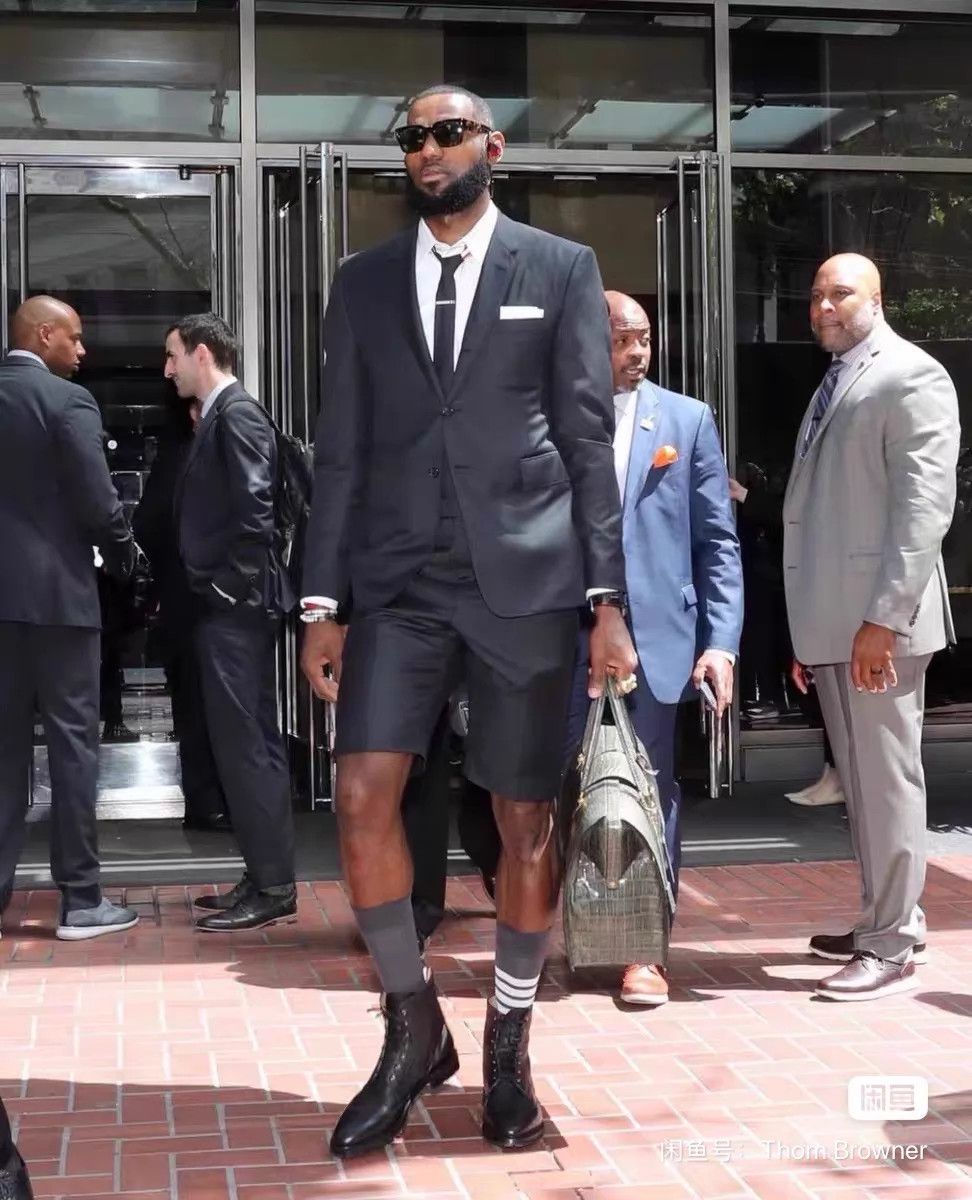 Thom Browne Thom Browne Men's Charcoal Black Wool Suit Shorts 3 Size US 34 / EU 50 - 7 Thumbnail