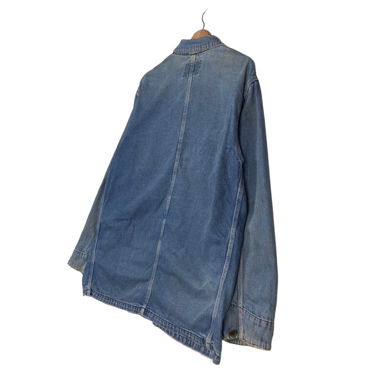 Japanese Brand 🔥Vintage Denim Chore Jacket Soldier Ant Toyo Enterprise Size US M / EU 48-50 / 2 - 9 Thumbnail