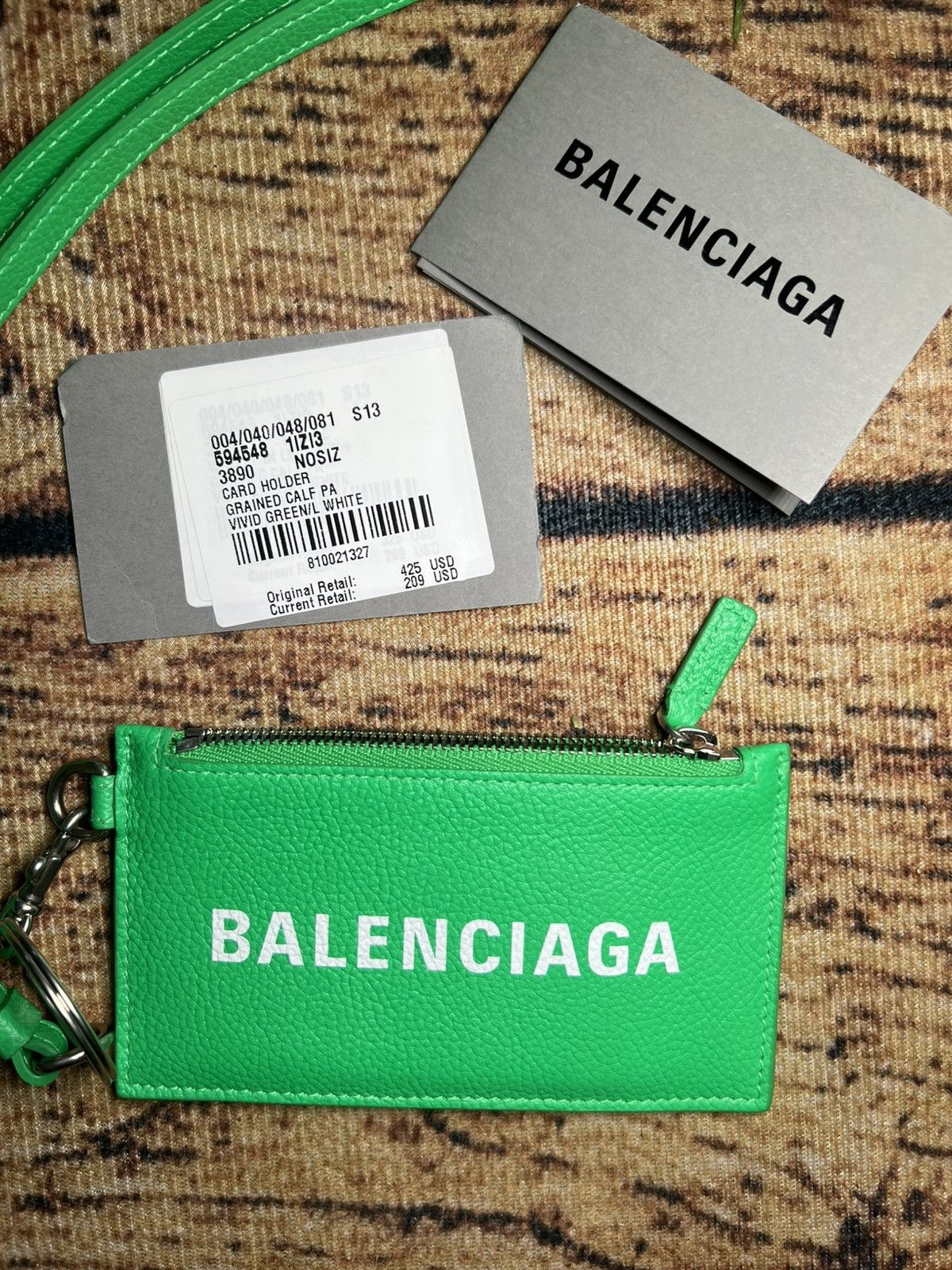 Balenciaga GREEN BALENCIAGA NECKLACE WALLET Size ONE SIZE - 3 Thumbnail