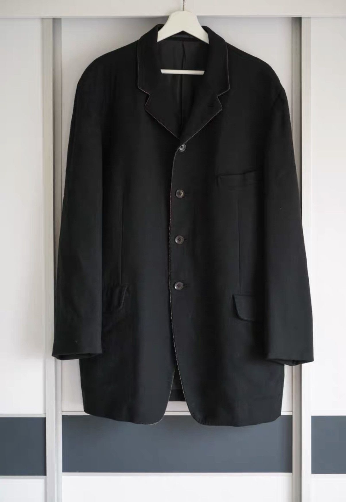 Yohji Yamamoto Yohji Yamamoto 00aw Copper Wire Blazer K4 Size US L / EU 52-54 / 3 - 1 Thumbnail