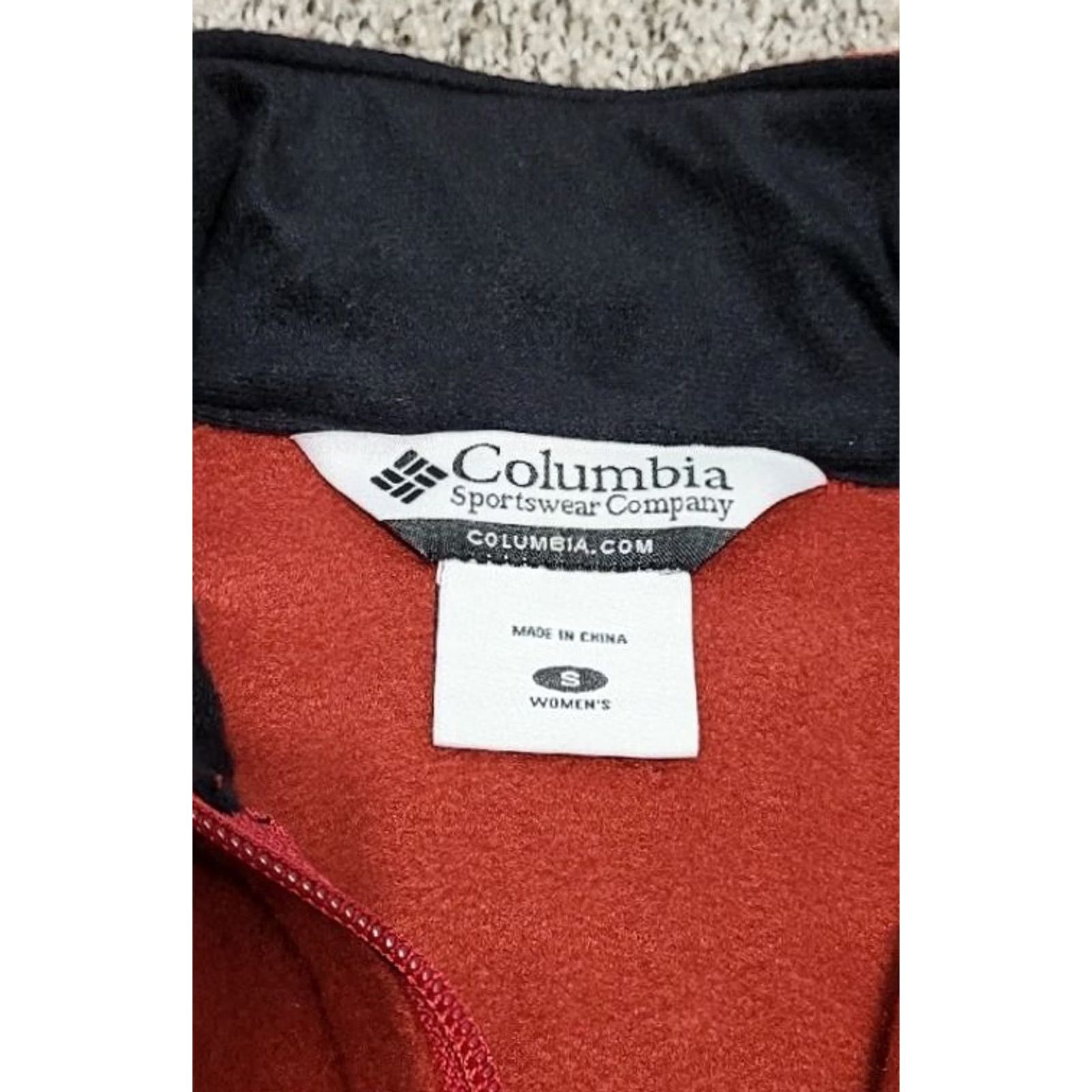 Vintage Columbia Vest Sapphire Sky Red Fleece Vest Sz Small NWT NEW Women's Sleeveless Mid-Length Full Zip Size S / US 4 / IT 40 - 3 Thumbnail