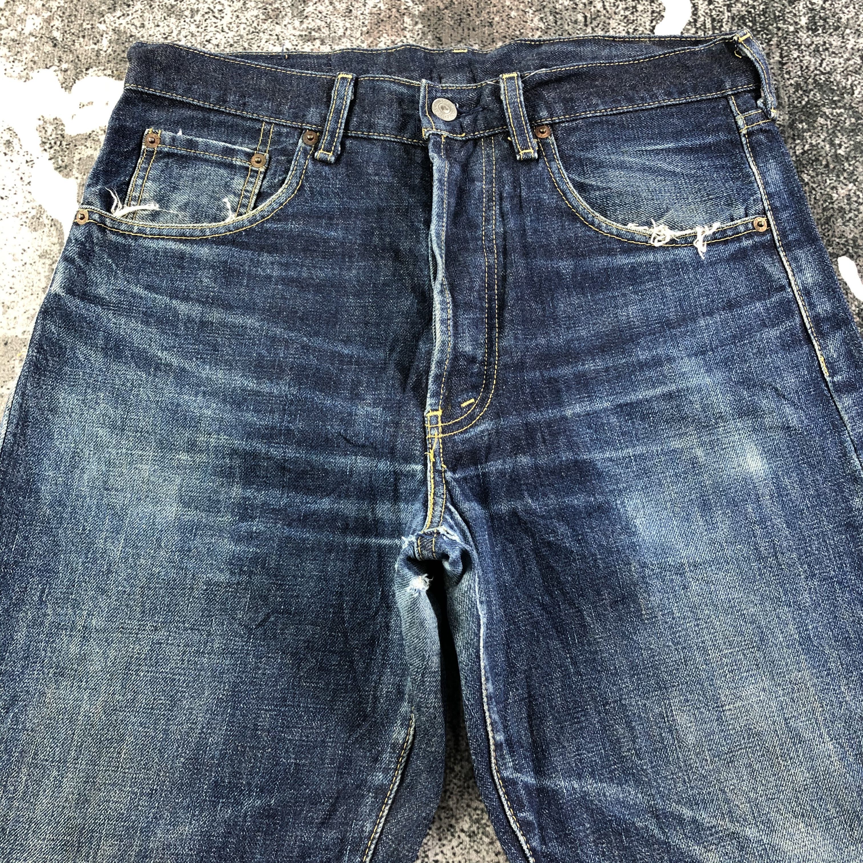Levi's Vintage Levis 503 Redline Jeans Selvedge Denim KJ1803 Size US 32 / EU 48 - 3 Thumbnail