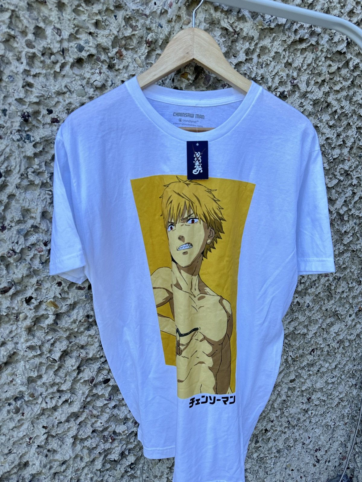 Vintage Chainsaw man anime tee t-shirt Size US L / EU 52-54 / 3 - 5 Thumbnail