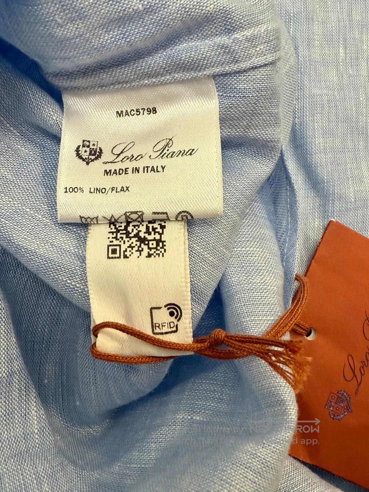 Loro Piana Loro Piana 25 SS Aloe Linen Shirt. Size US M / EU 48-50 / 2 - 6 Thumbnail