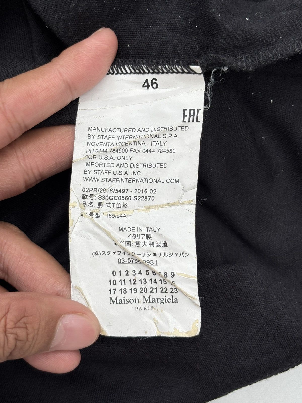 Maison Margiela AW16 Maison Margiela Longsleeve T-Shirt Size US S / EU 44-46 / 1 - 6 Thumbnail