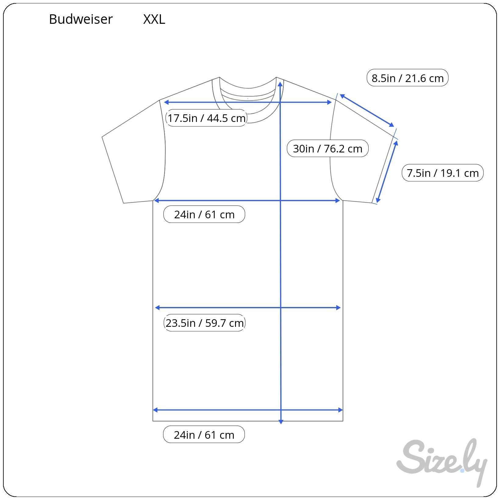 Budweiser Budweiser Mens Graphic Tee XXL Cotton/Polyester Blend Brown Size US XXL / EU 58 / 5 - 2 Thumbnail
