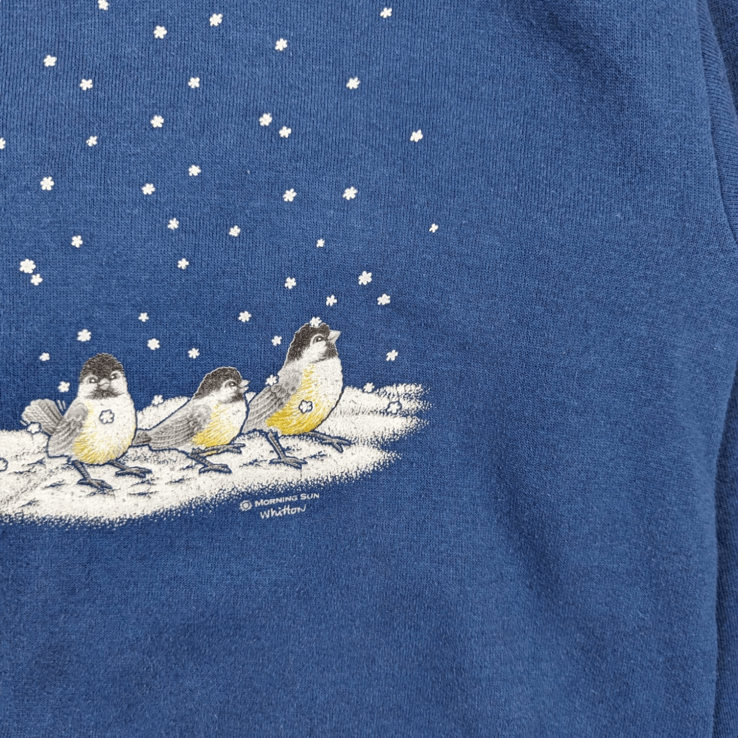 Vintage Vintage 90's MORNING SUN Winter Wonderland Jumper Sweatshirt Size US L / EU 52-54 / 3 - 7 Thumbnail