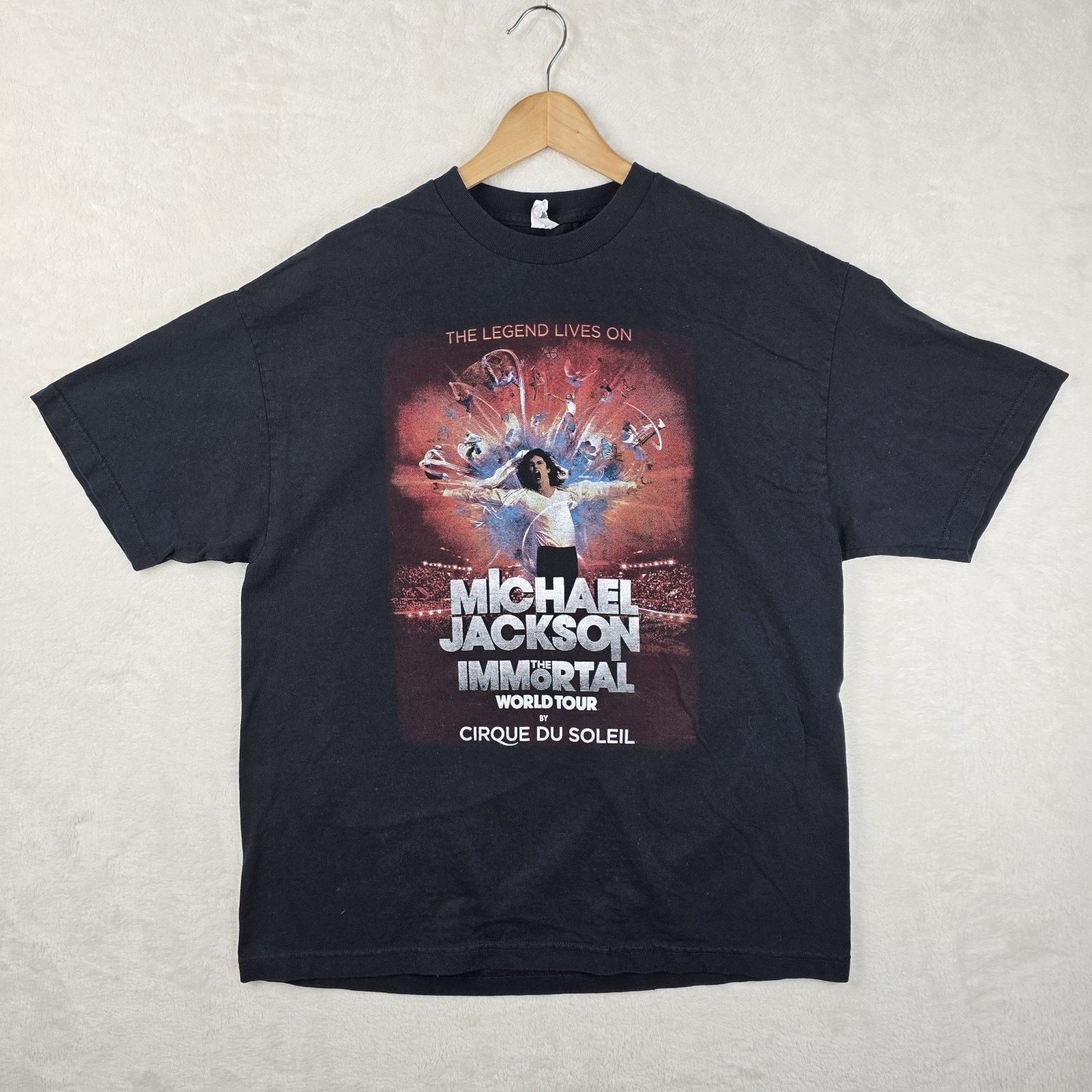 Alstyle Michael Jackson Immortal World Tour Cirque Du Shirt XL Size US XL / EU 56 / 4 - 2 Thumbnail