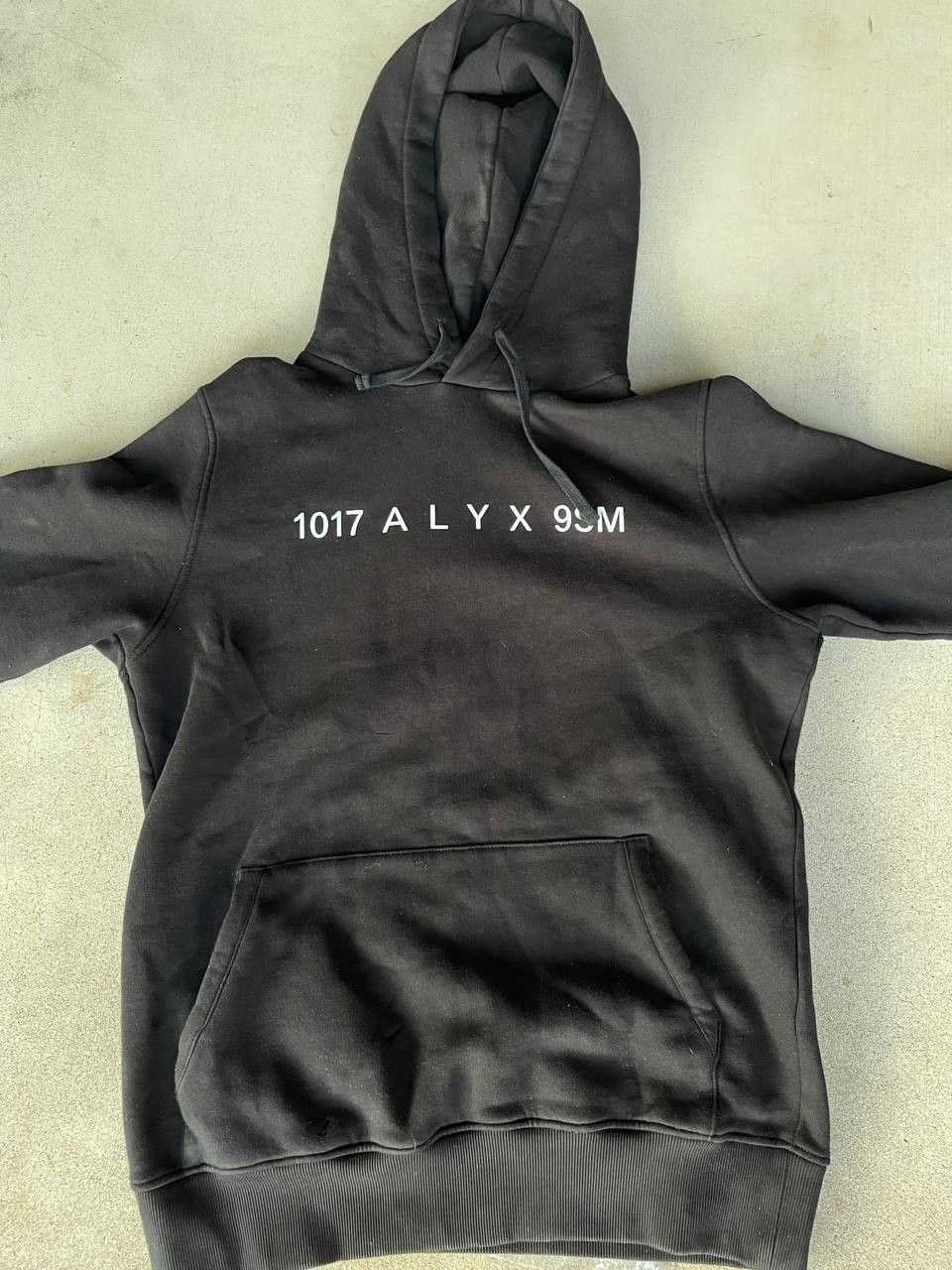 1017 alyx black collection hoodie