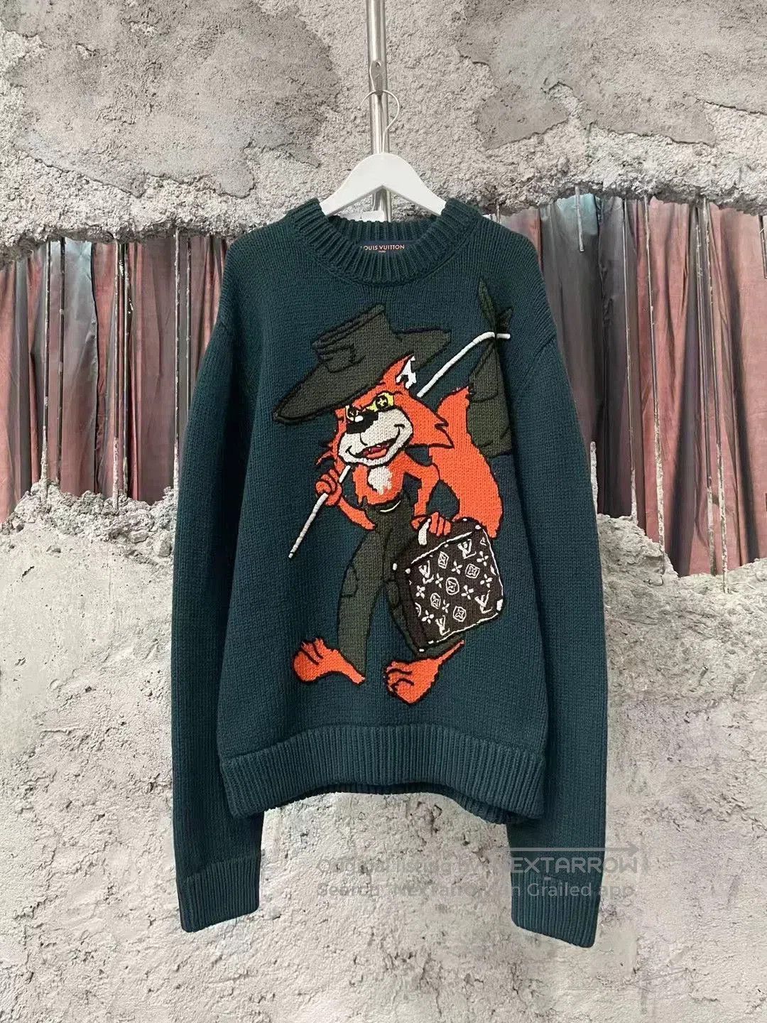 Louis Vuitton Louis Vuitton Cartoon Fox Monogram Sweater. Size US M / EU 48-50 / 2 - 1 Thumbnail