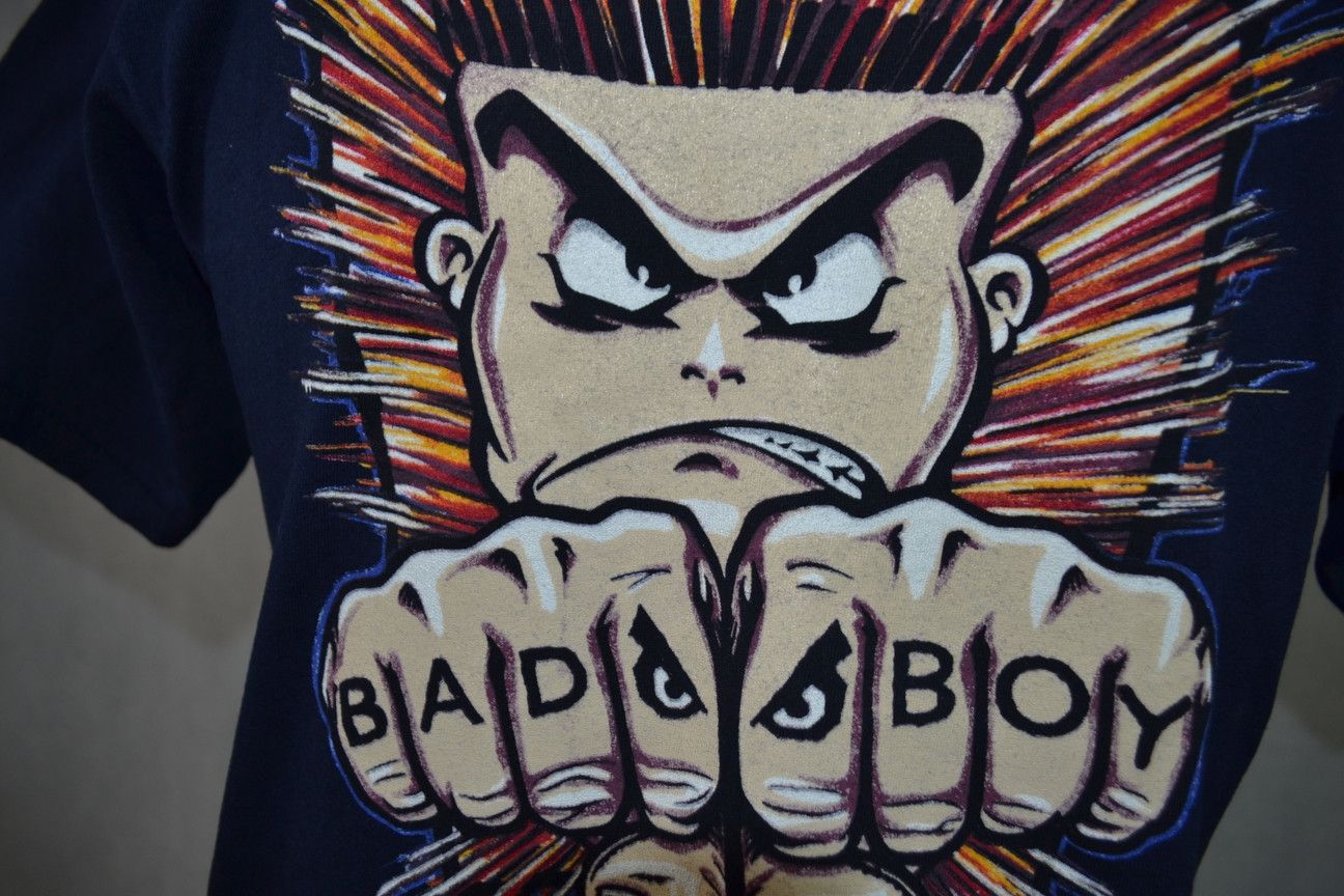 Vintage Vintage 90s Bad Boy Made in USA tee t-shirt S / L Size US S / EU 44-46 / 1 - 4 Thumbnail